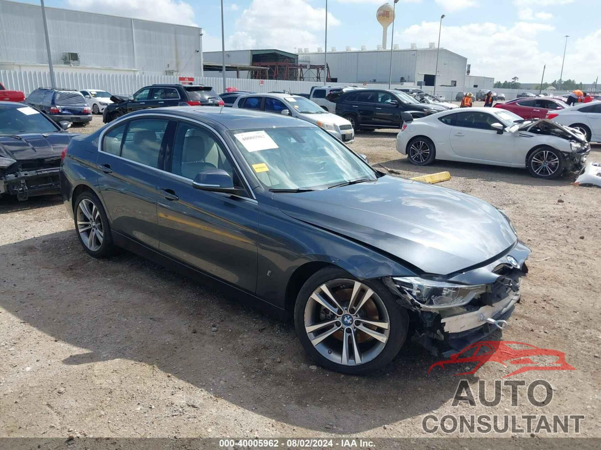 BMW 330E 2017 - WBA8E1C56HK480009