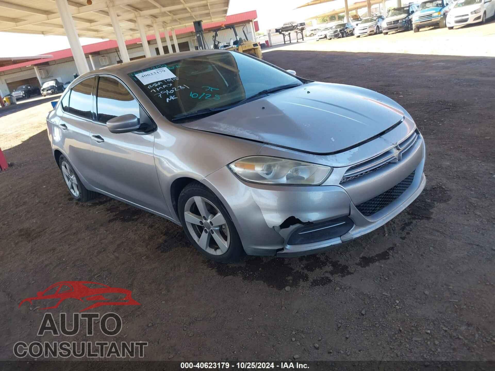 DODGE DART 2016 - 1C3CDFFA2GD796231