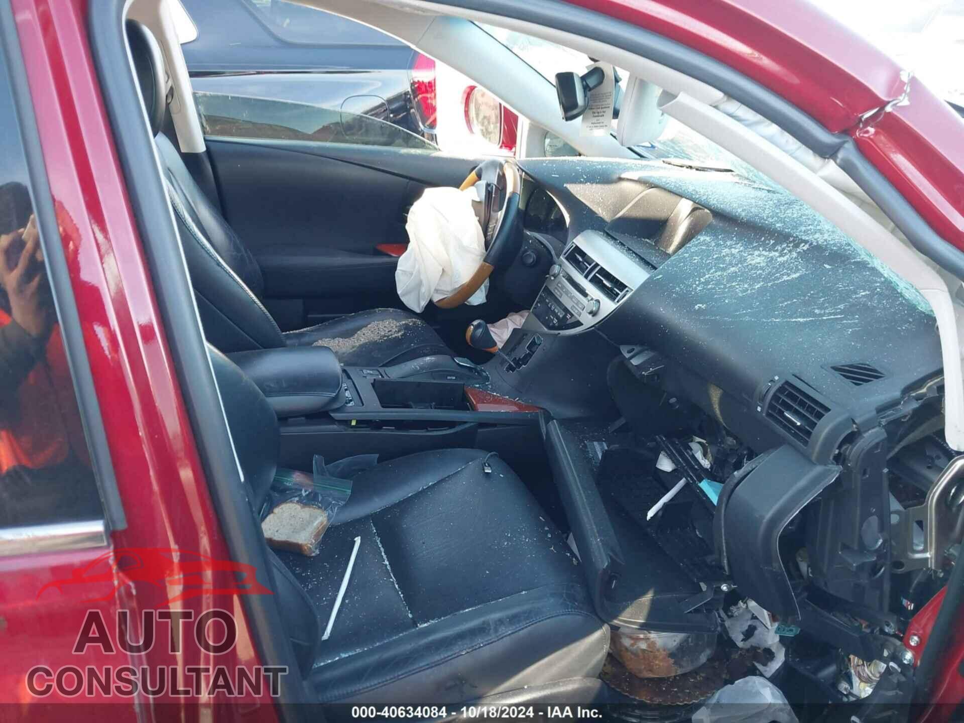 LEXUS RX 350 2011 - 2T2ZK1BA8BC044040