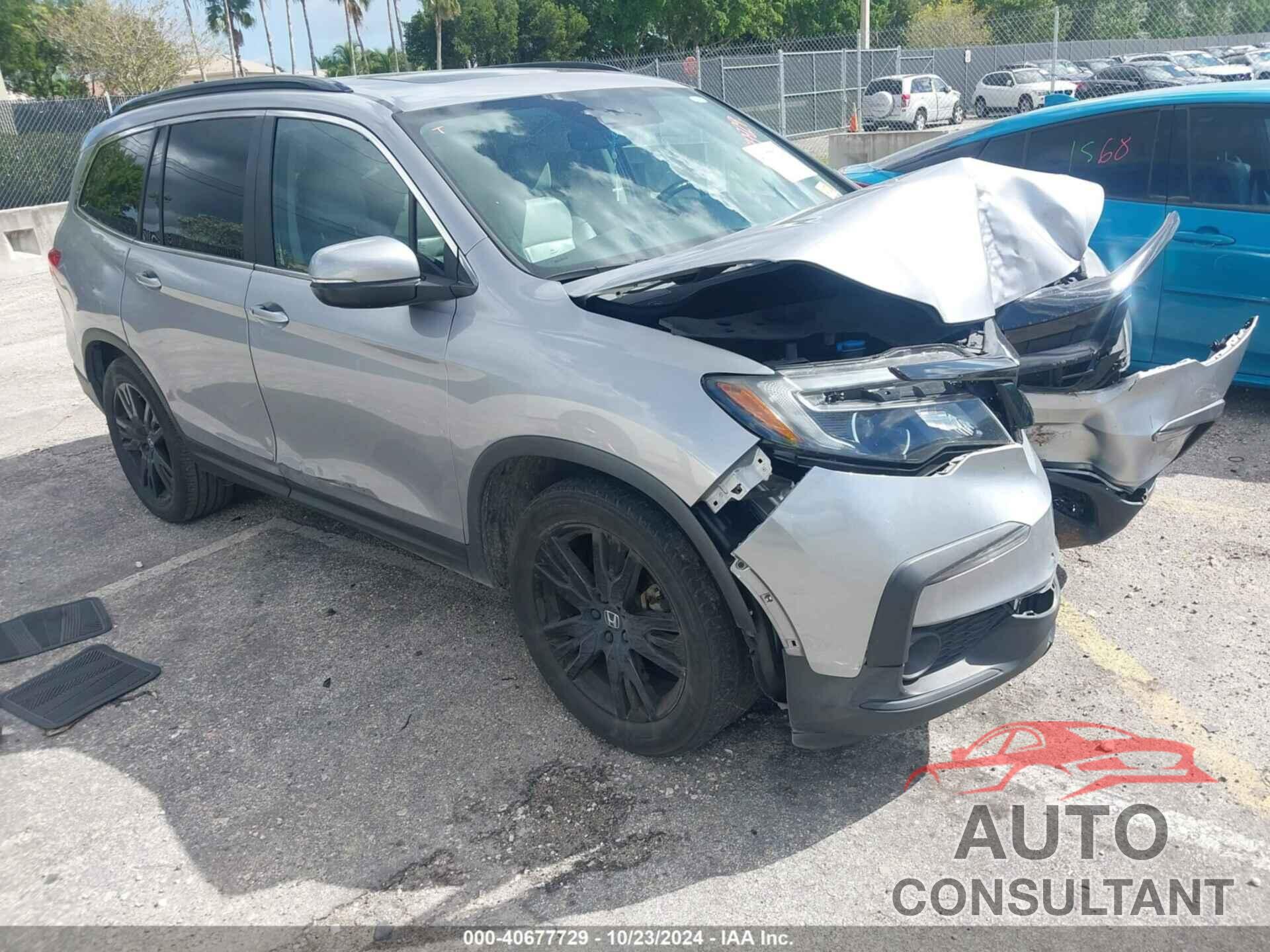 HONDA PILOT 2022 - 5FNYF5H21NB012512