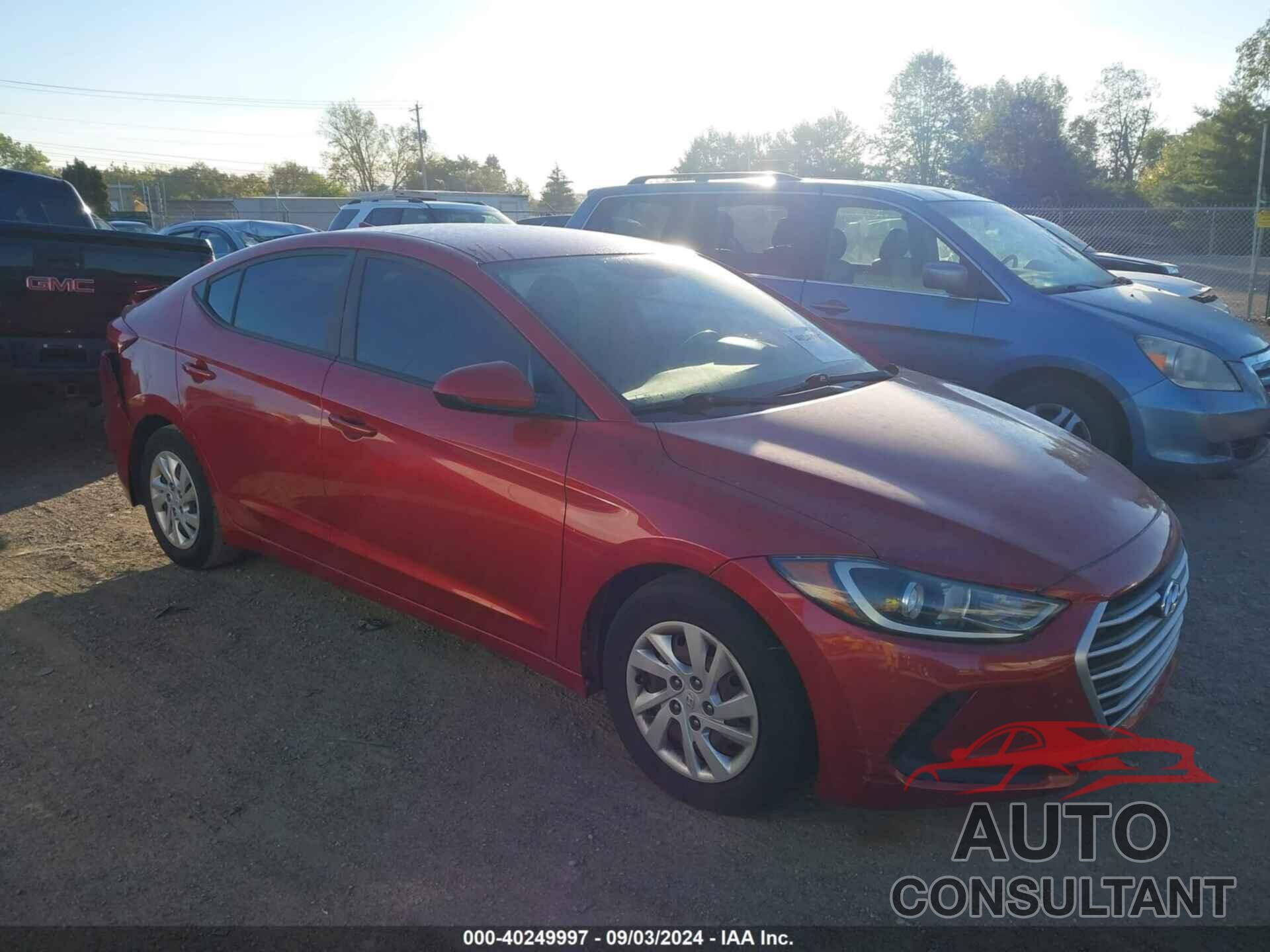 HYUNDAI ELANTRA 2017 - 5NPD74LF9HH082104