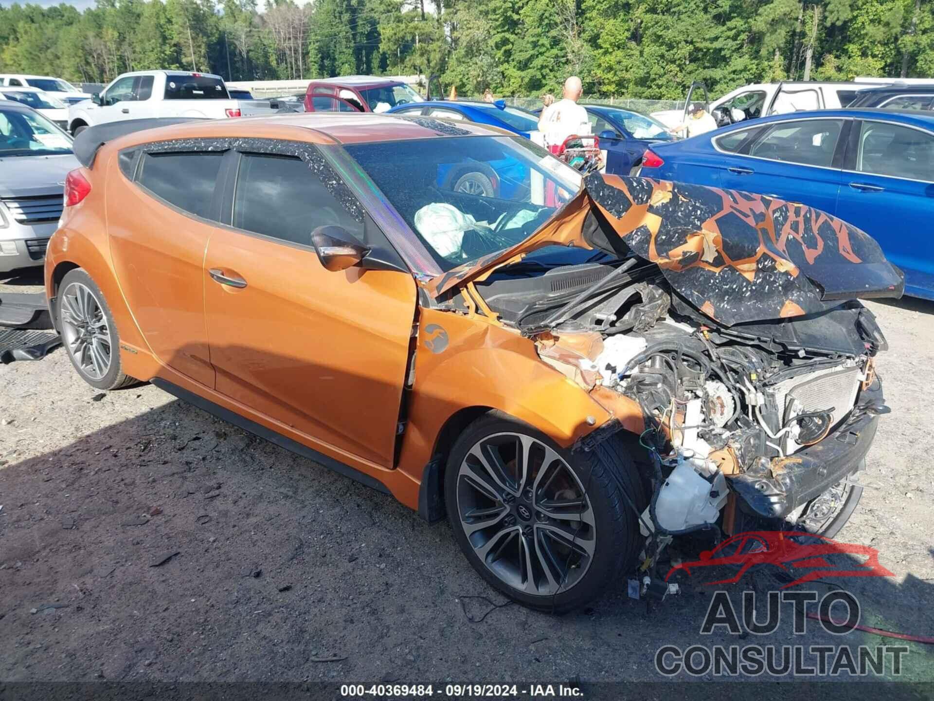 HYUNDAI VELOSTER 2016 - KMHTC6AE6GU281544