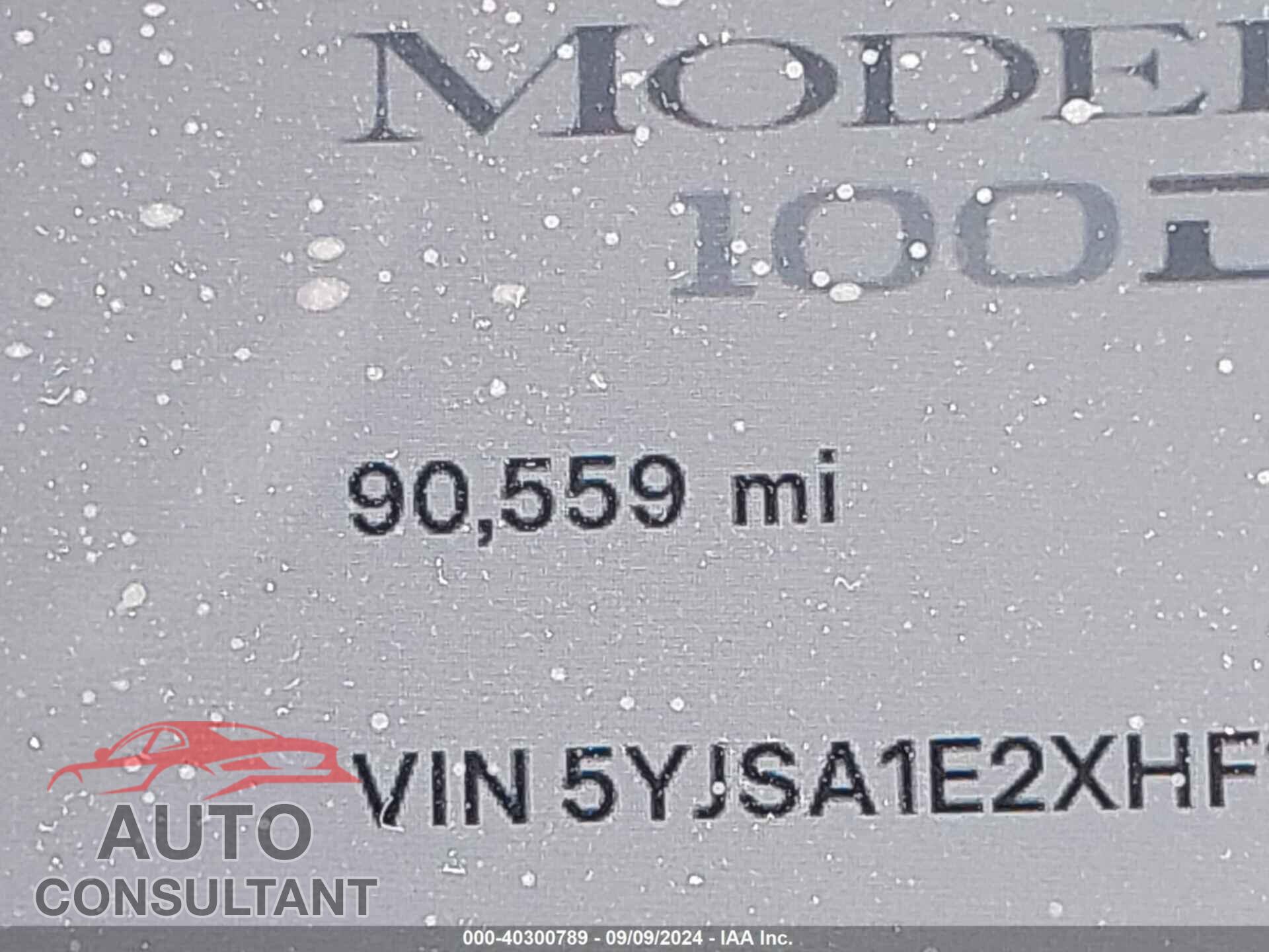 TESLA MODEL S 2017 - 5YJSA1E2XHF188433