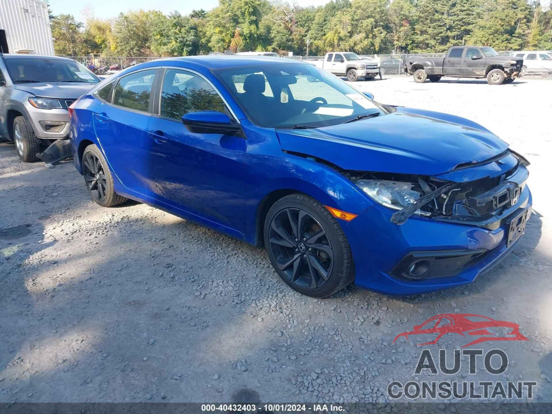 HONDA CIVIC 2019 - 2HGFC2F83KH594092