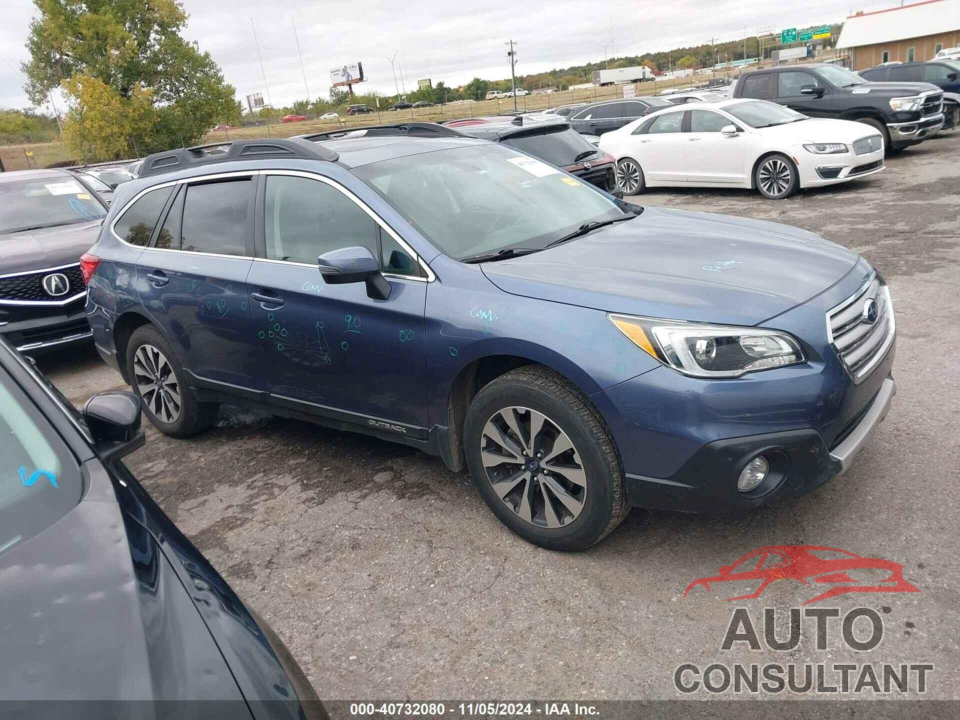 SUBARU OUTBACK 2016 - 4S4BSBNCXG3318035