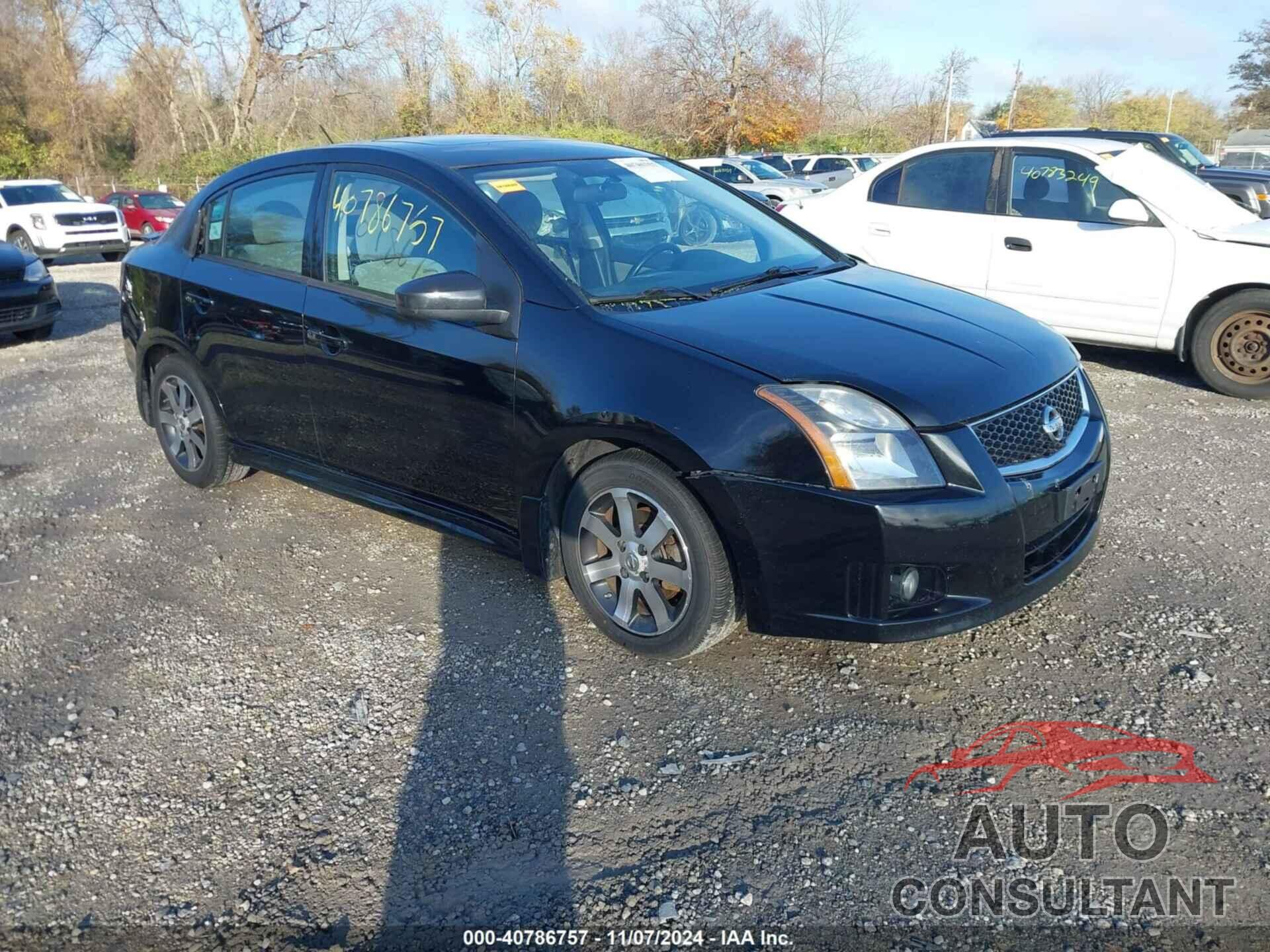 NISSAN SENTRA 2012 - 3N1AB6AP8CL613622