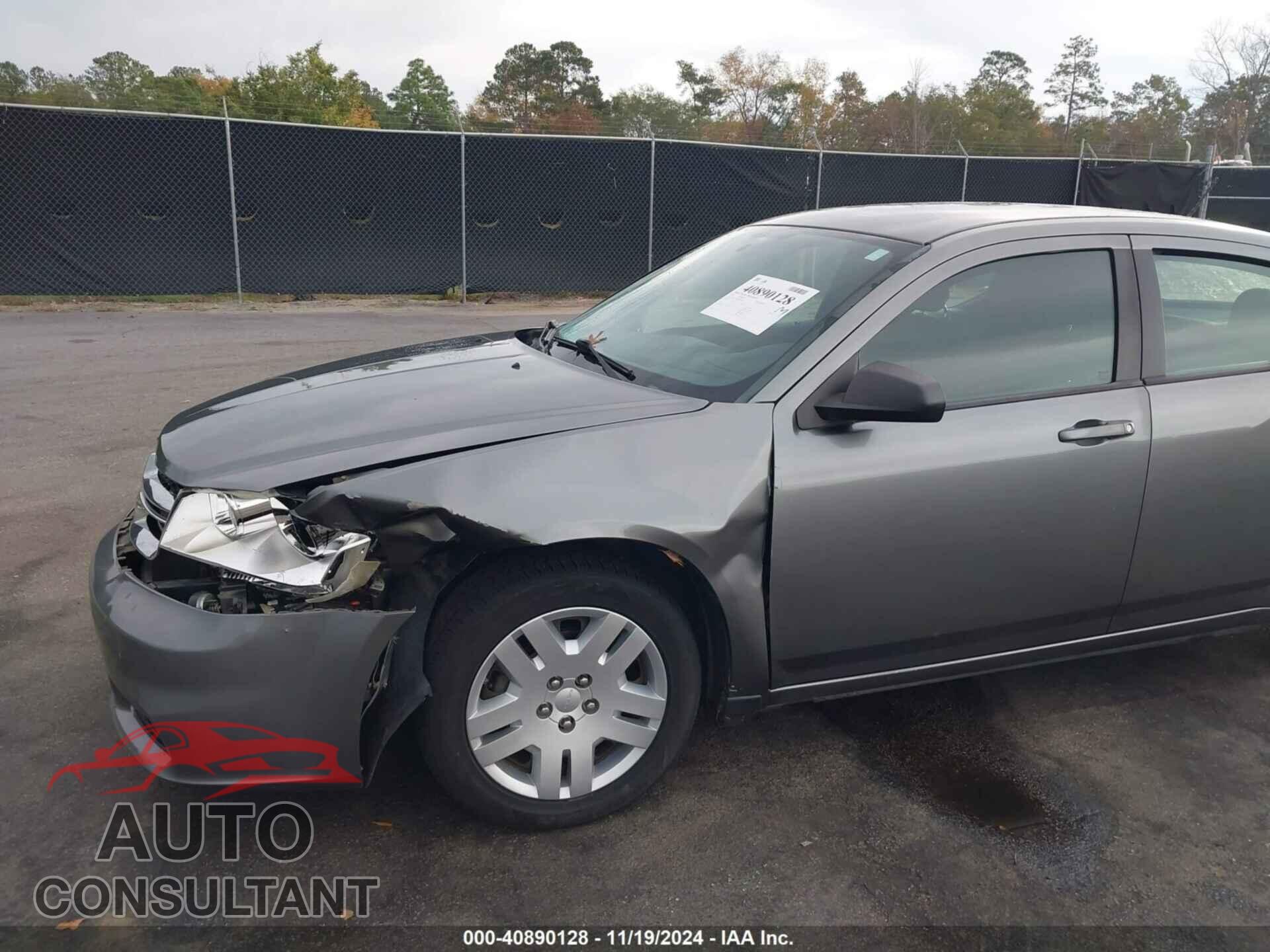 DODGE AVENGER 2013 - 1C3CDZAB2DN532482