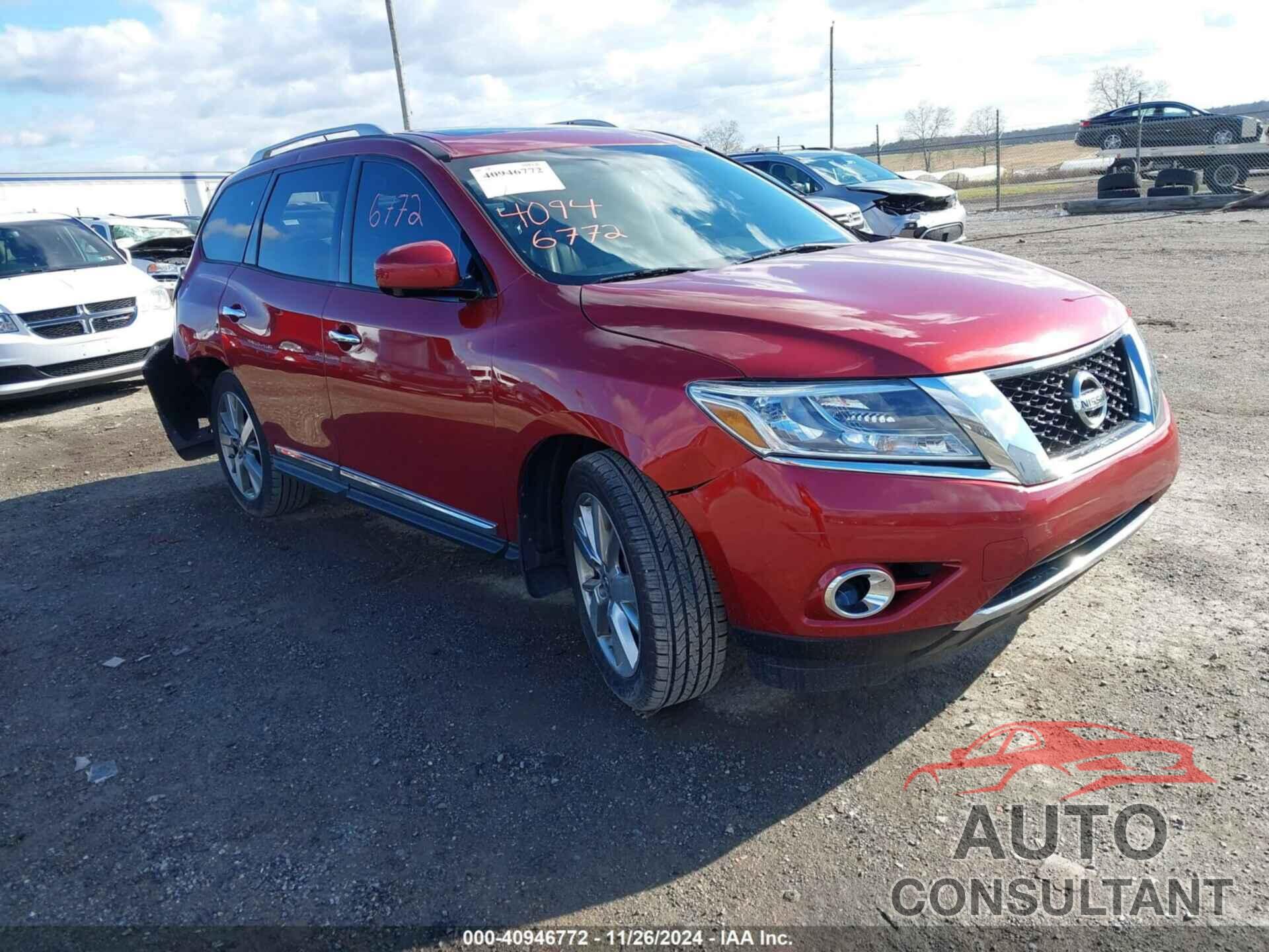 NISSAN PATHFINDER 2013 - 5N1AR2MM9DC666132