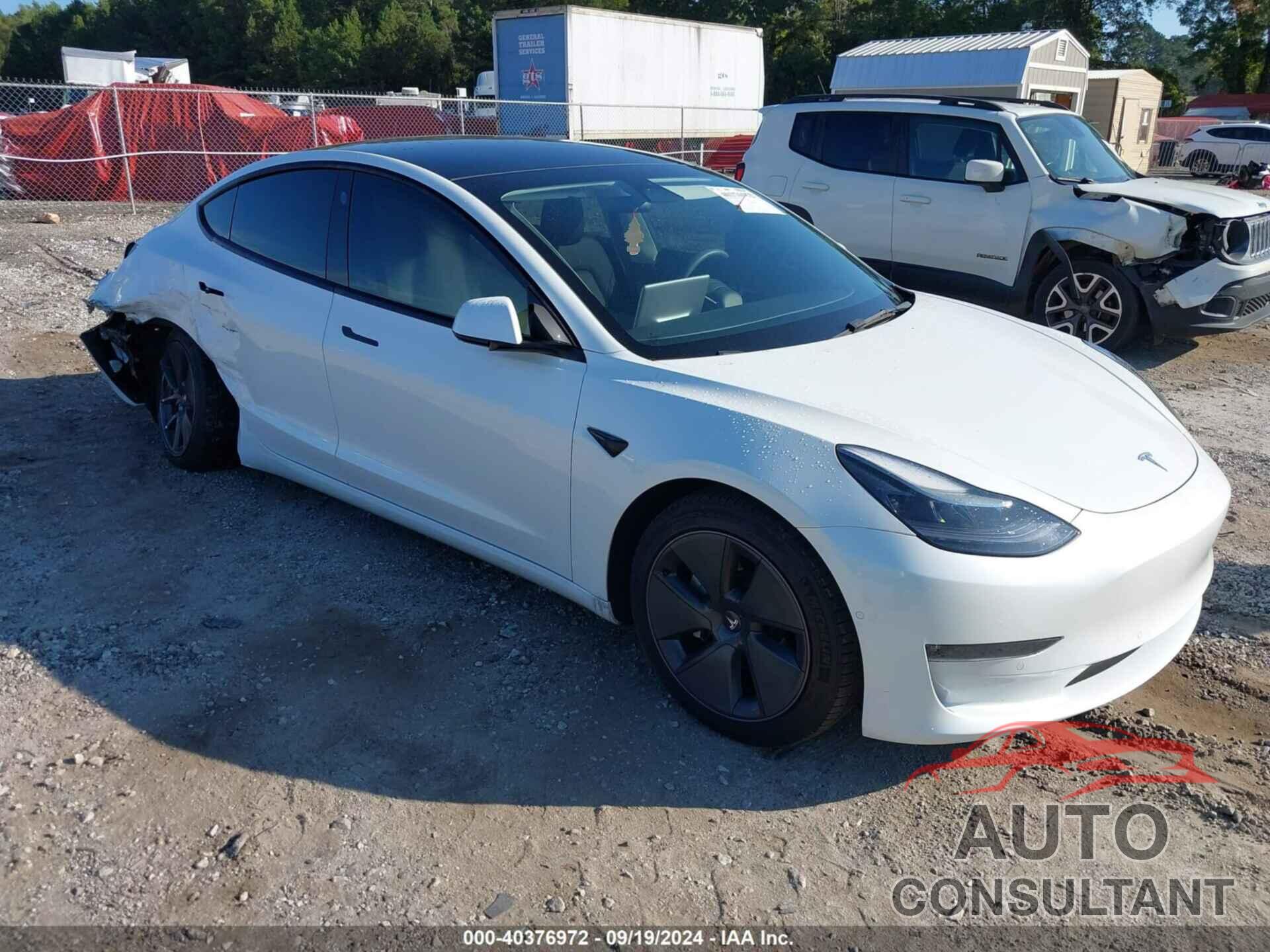 TESLA MODEL 3 2022 - 5YJ3E1EB0NF193421