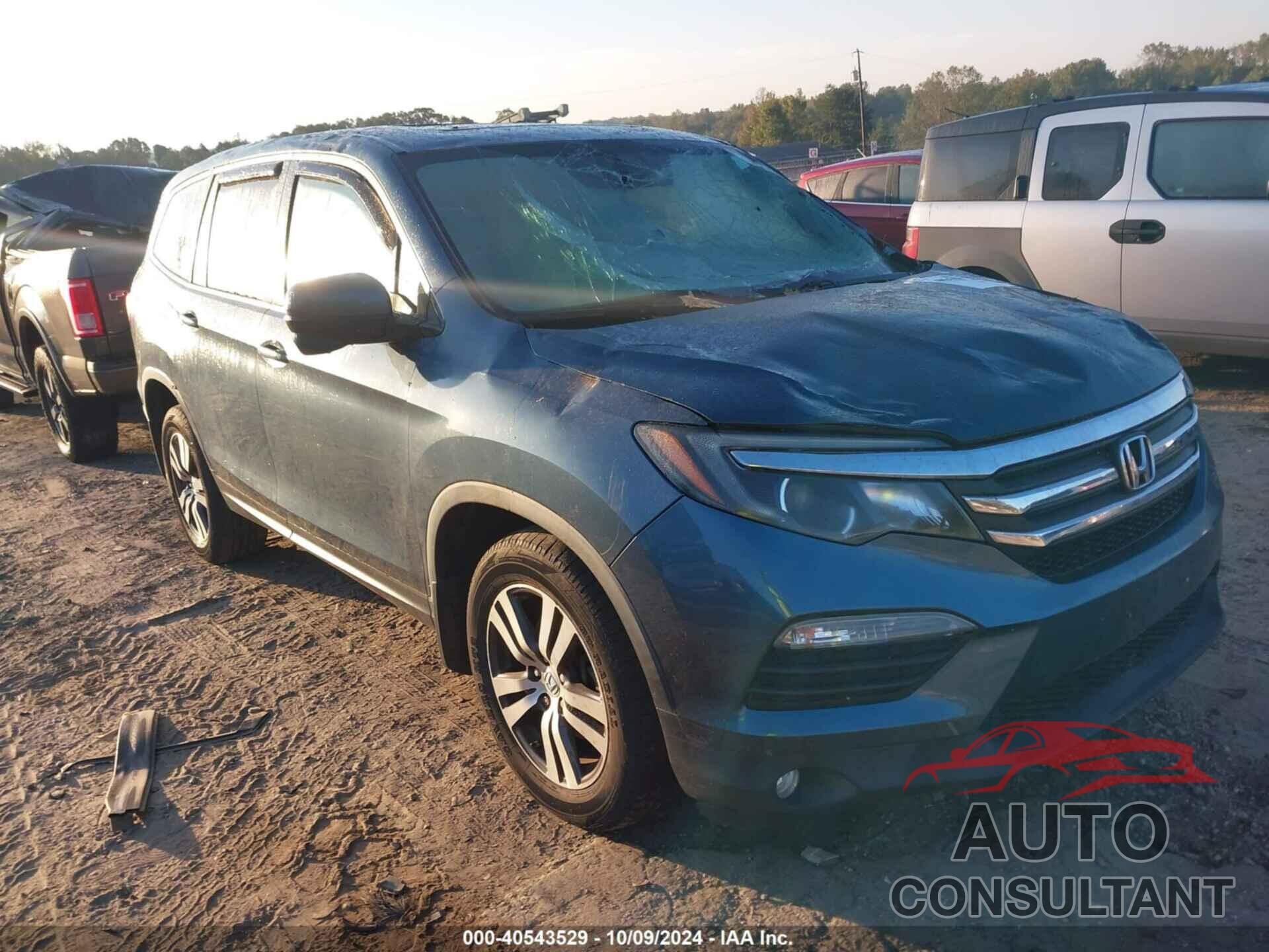 HONDA PILOT 2017 - 5FNYF6H51HB066963