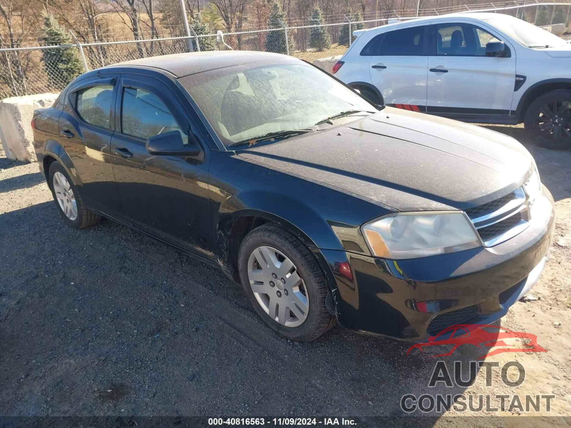 DODGE AVENGER 2012 - 1C3CDZAB5CN286638