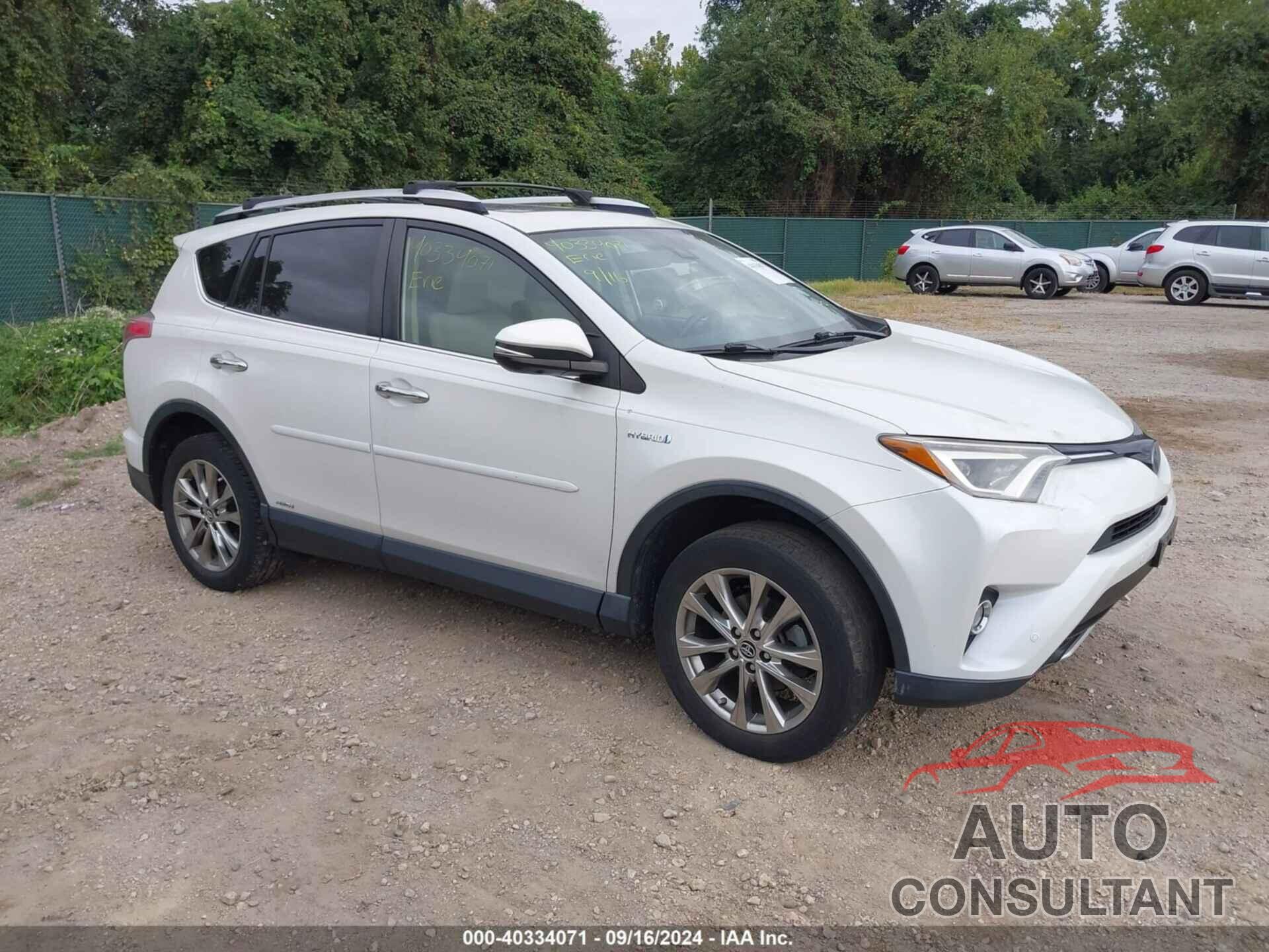 TOYOTA RAV4 HYBRID 2016 - JTMDJREV1GD018985