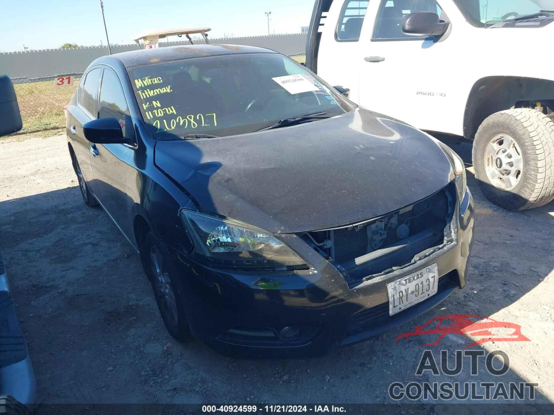 NISSAN SENTRA 2014 - 3N1AB7AP1EY263827