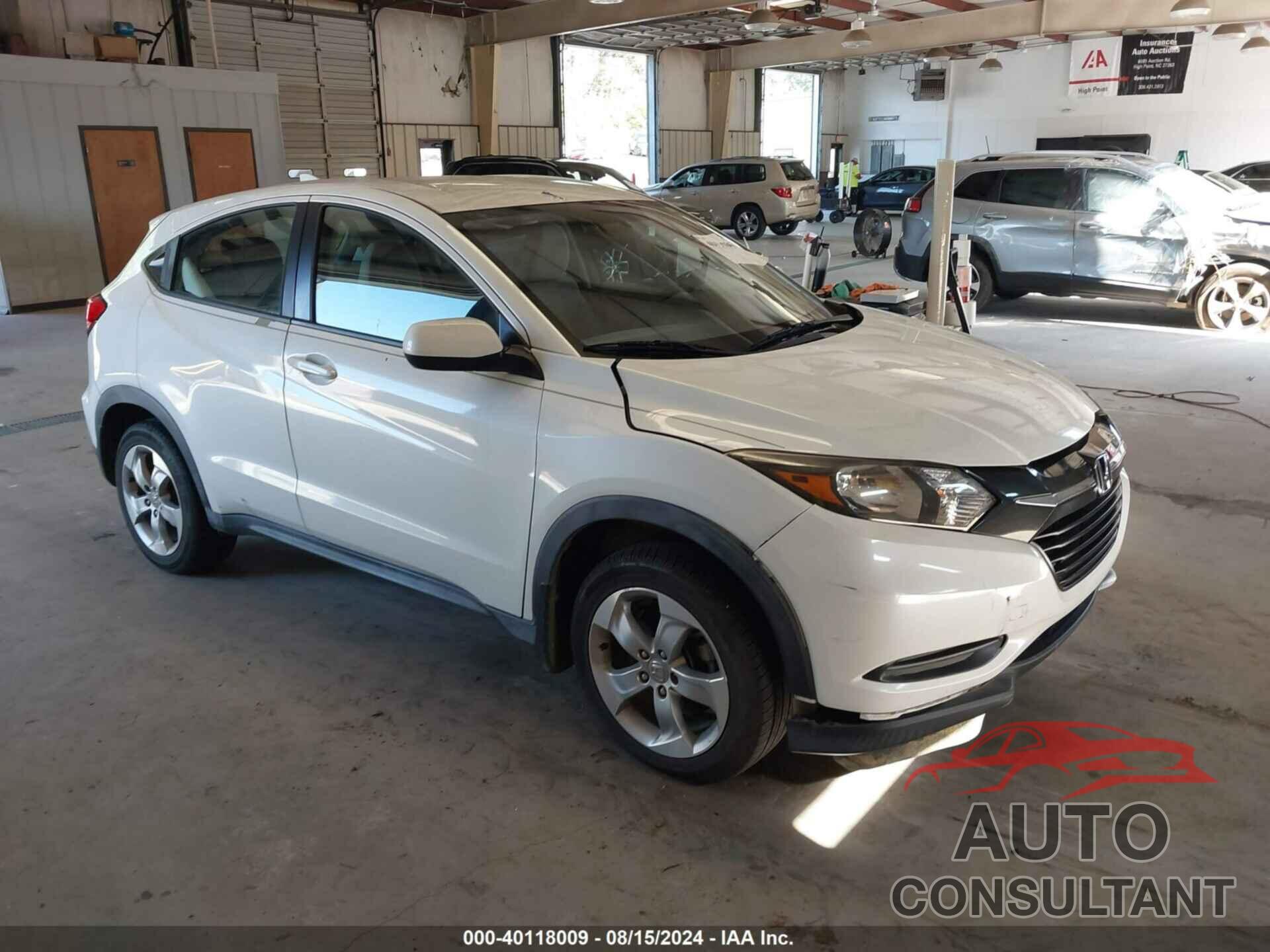 HONDA HR-V 2016 - 3CZRU6H38GM748655