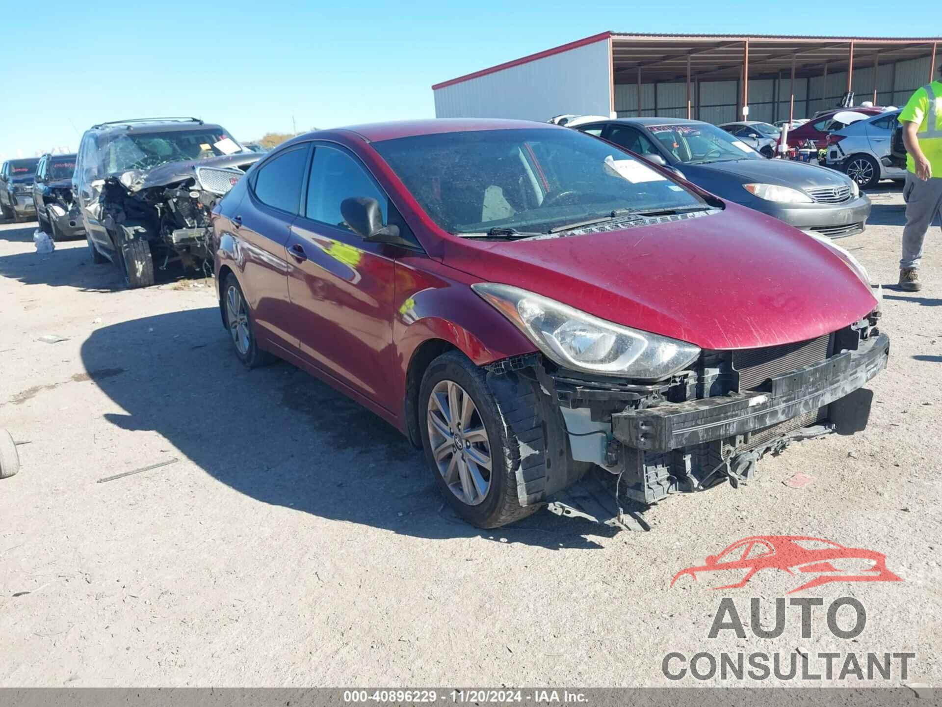 HYUNDAI ELANTRA 2014 - 5NPDH4AE4EH461692
