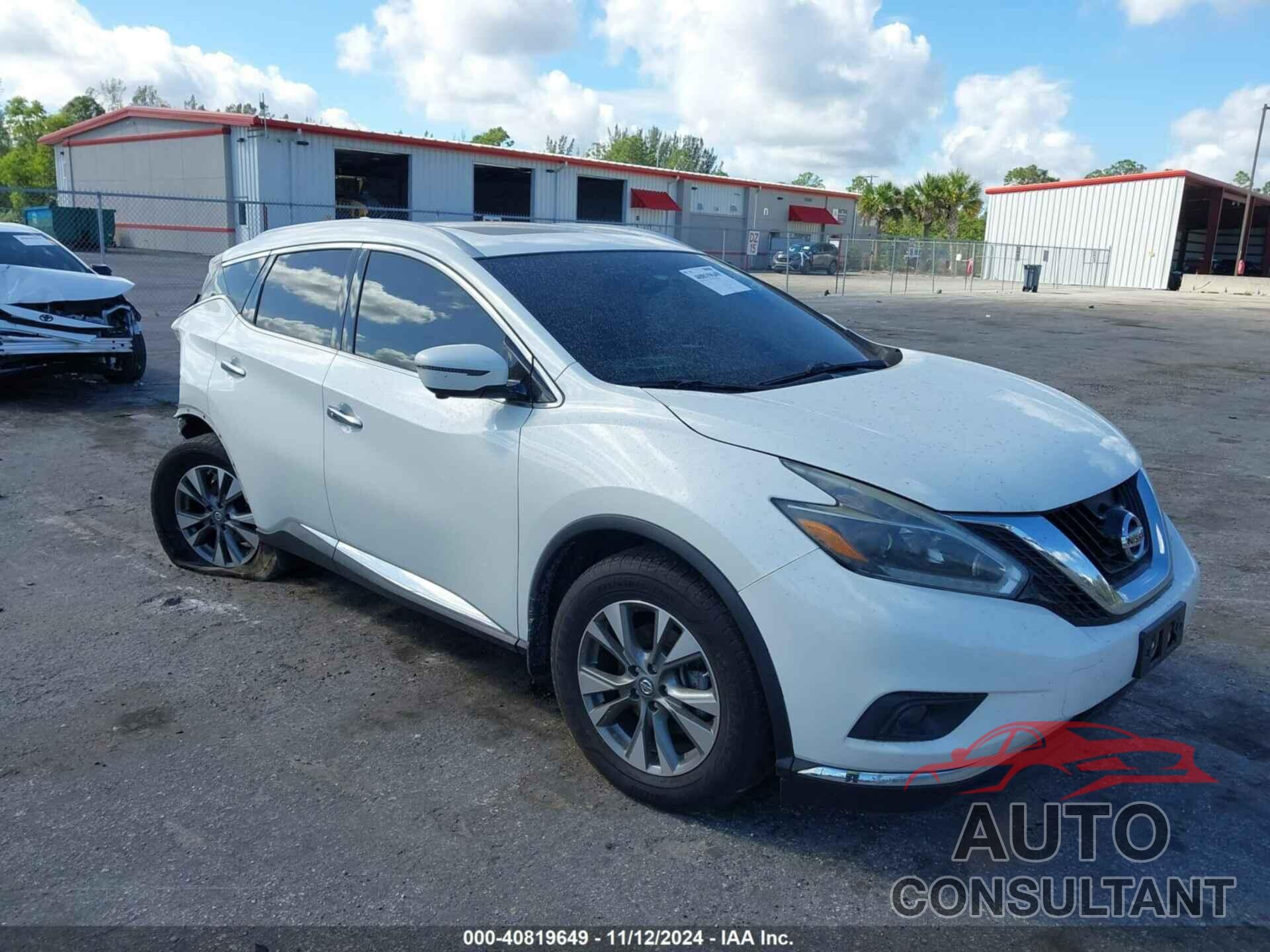 NISSAN MURANO 2018 - 5N1AZ2MHXJN195286