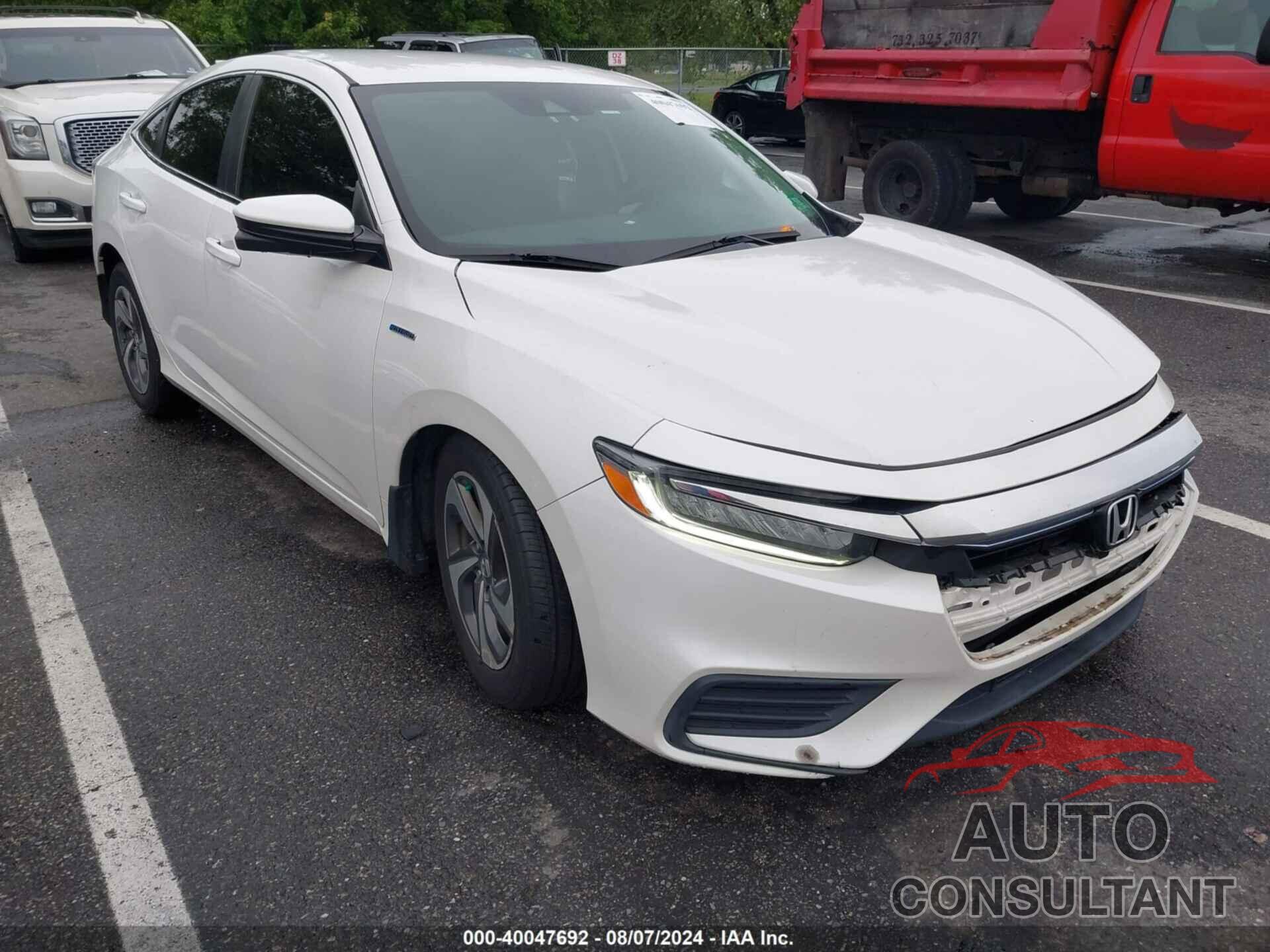 HONDA INSIGHT 2019 - 19XZE4F53KE005092