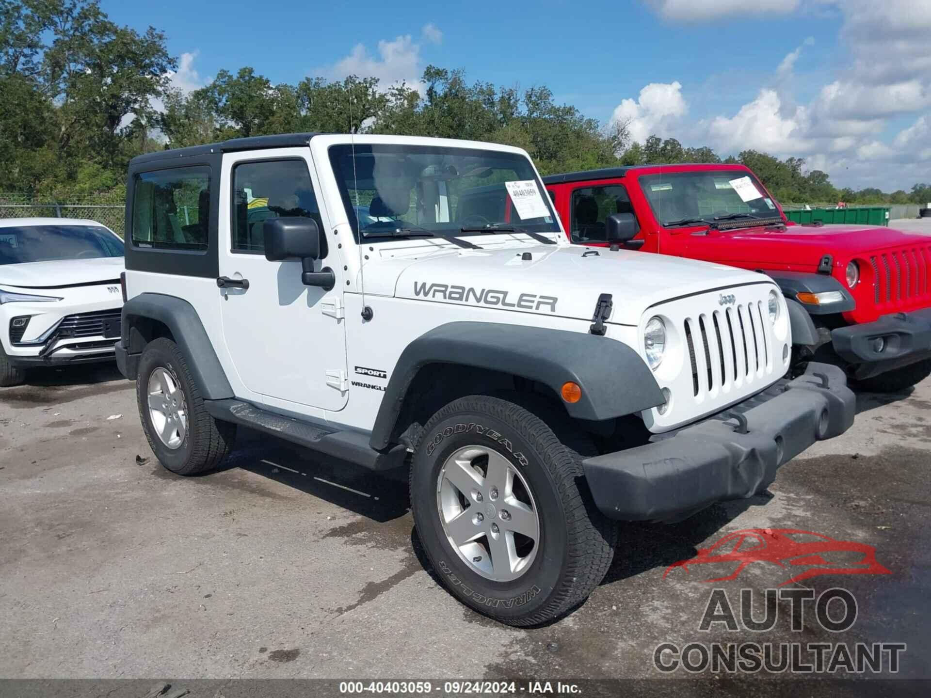 JEEP WRANGLER 2016 - 1C4AJWAG0GL111074