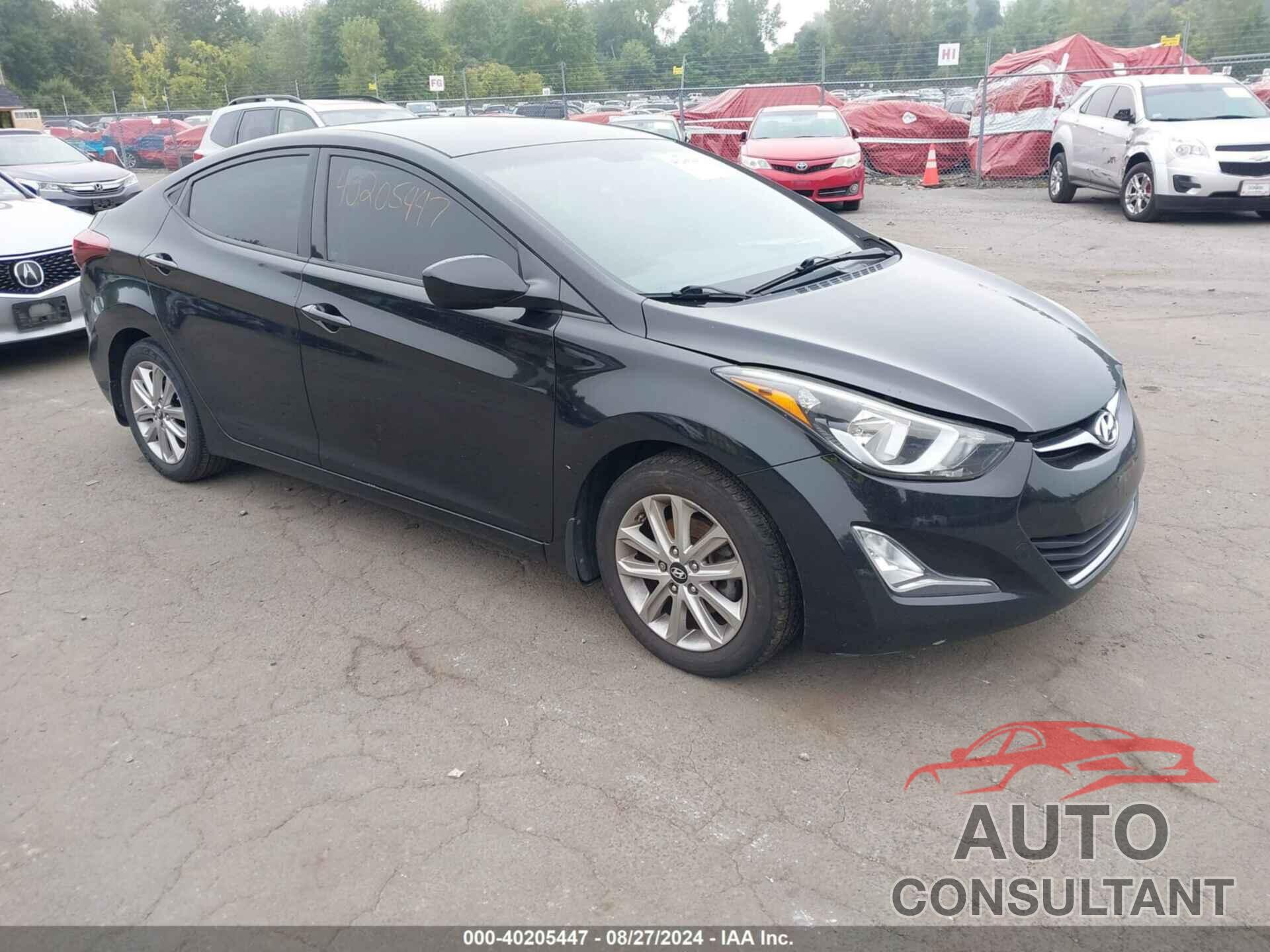 HYUNDAI ELANTRA 2016 - KMHDH4AE8GU546474