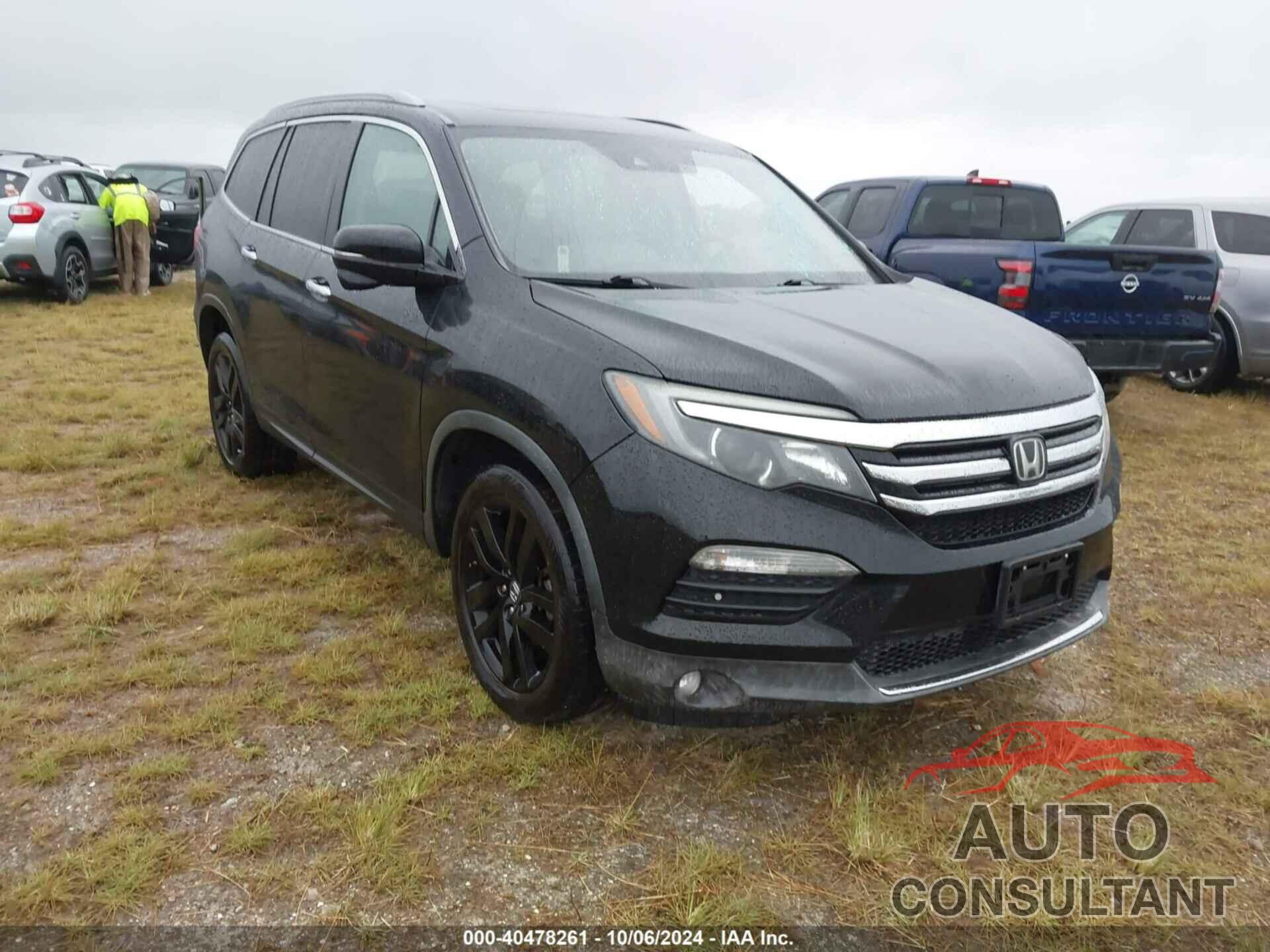 HONDA PILOT 2016 - 5FNYF6H9XGB127227