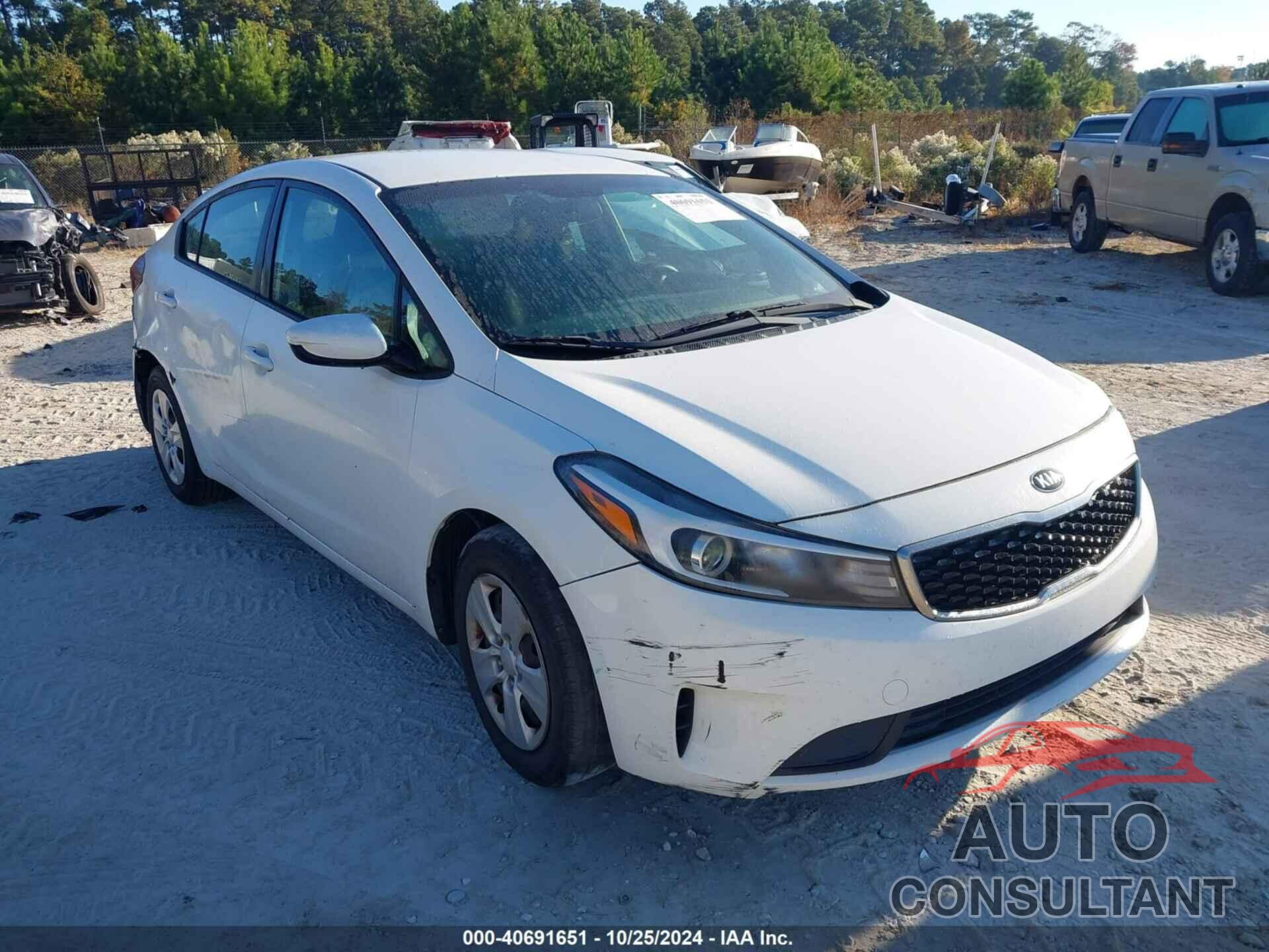 KIA FORTE 2017 - 3KPFK4A74HE054444