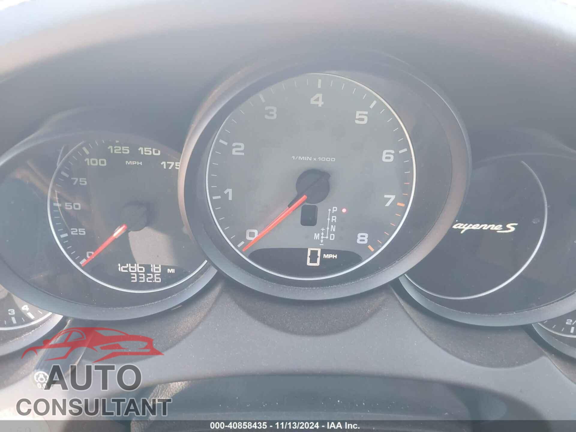 PORSCHE CAYENNE 2012 - WP1AB2A26CLA51062