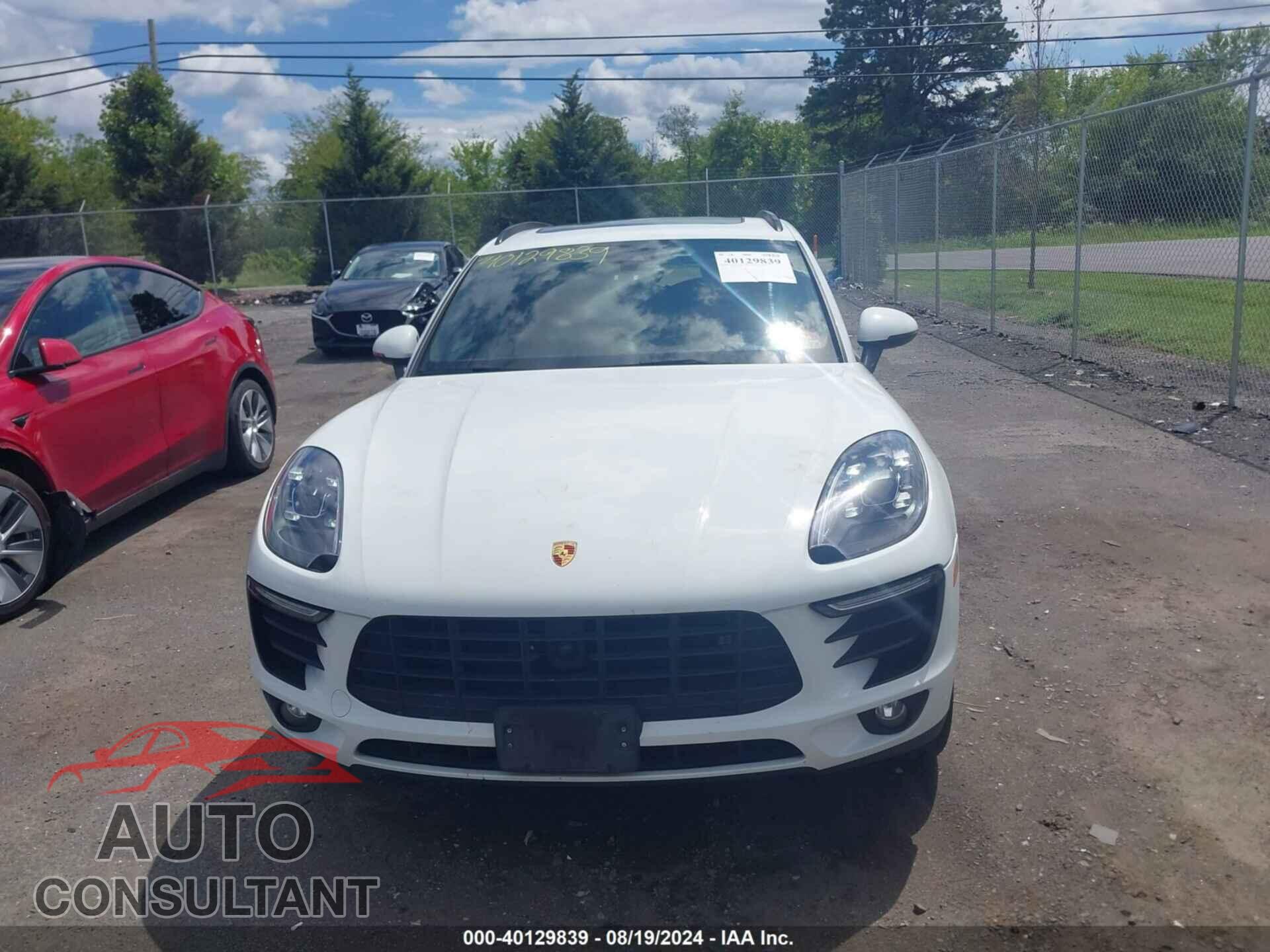 PORSCHE MACAN 2017 - WP1AB2A53HLB19531