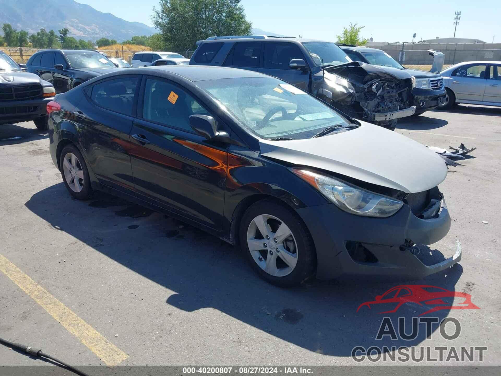 HYUNDAI ELANTRA 2013 - KMHDH4AEXDU898712