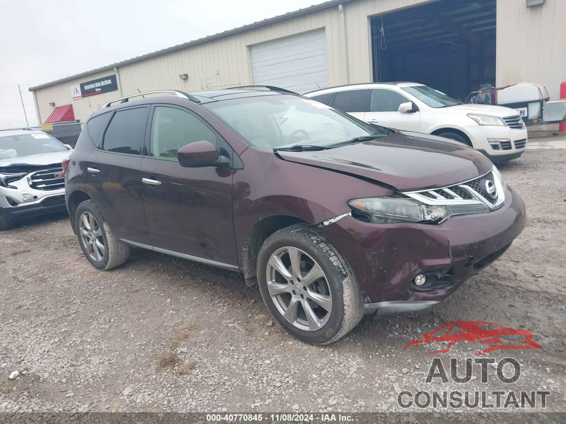 NISSAN MURANO 2014 - JN8AZ1MW3EW515565