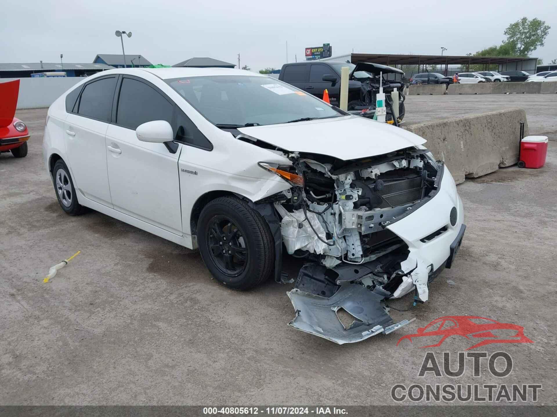 TOYOTA PRIUS 2013 - JTDKN3DU1D5627341