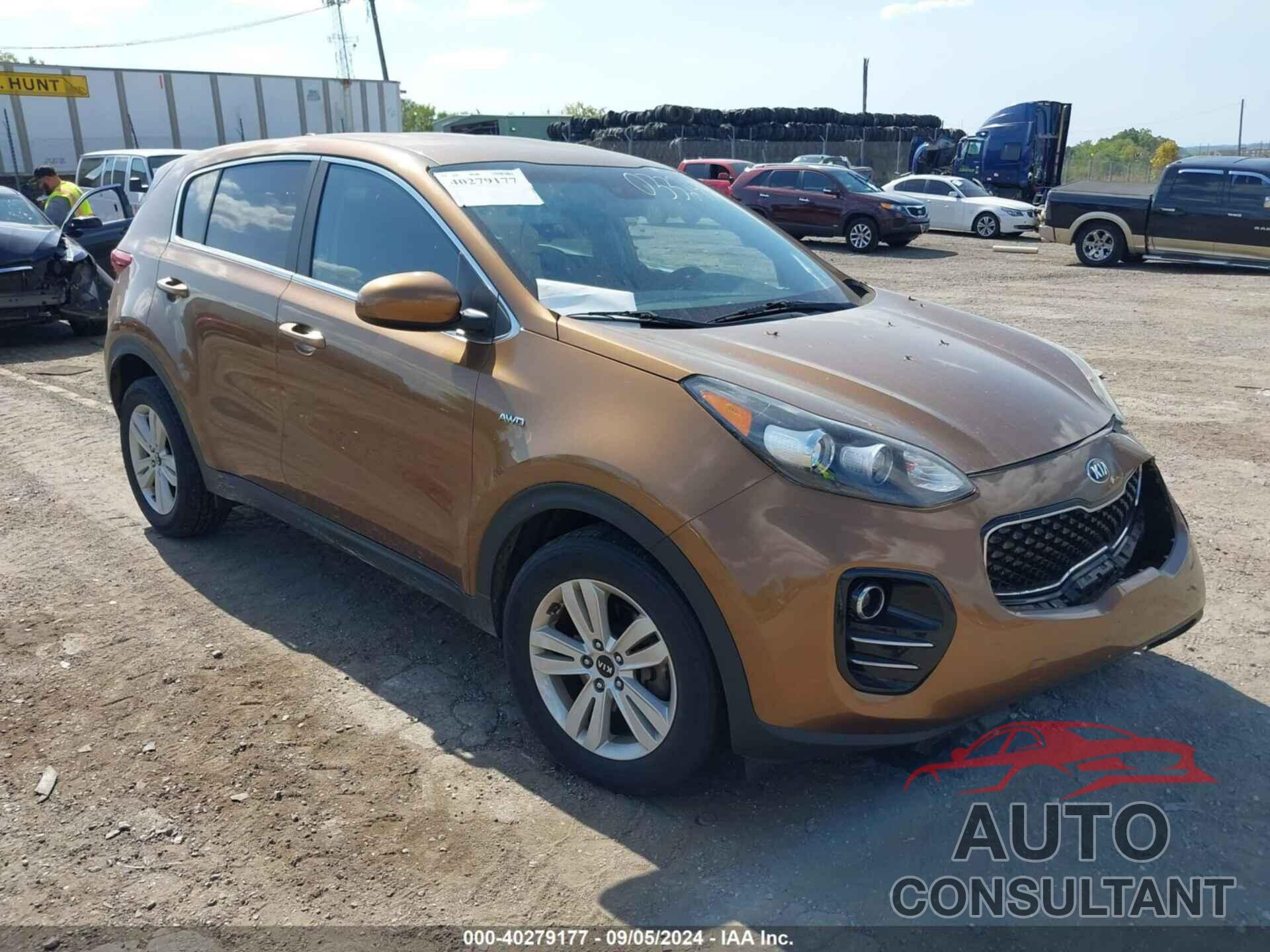 KIA SPORTAGE 2017 - KNDPMCACXH7033247