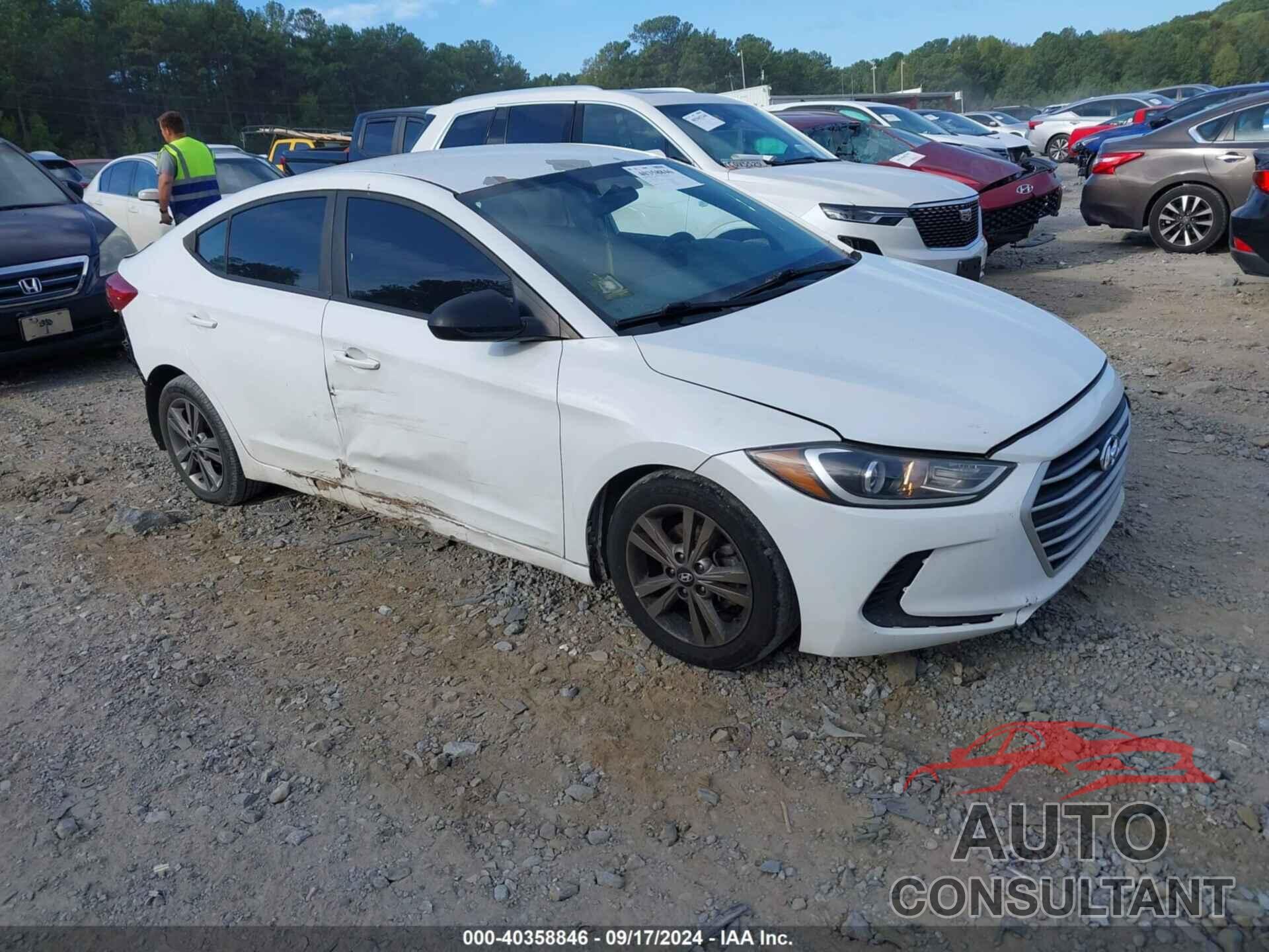 HYUNDAI ELANTRA 2017 - 5NPD84LFXHH119934