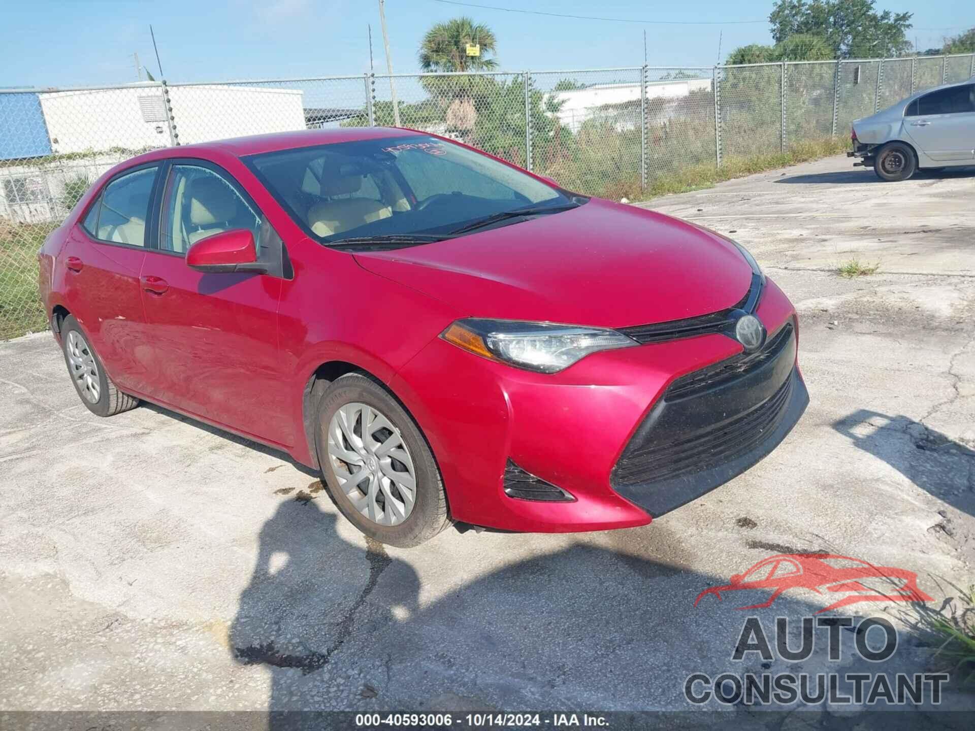 TOYOTA COROLLA 2018 - 2T1BURHE1JC102643