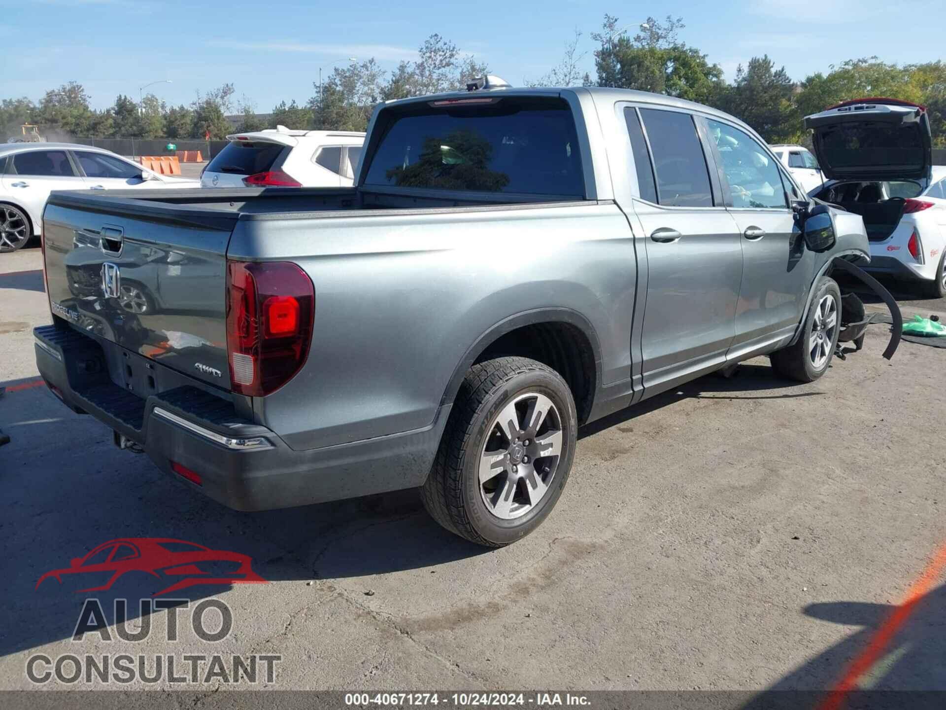 HONDA RIDGELINE 2017 - 5FPYK3F61HB033796
