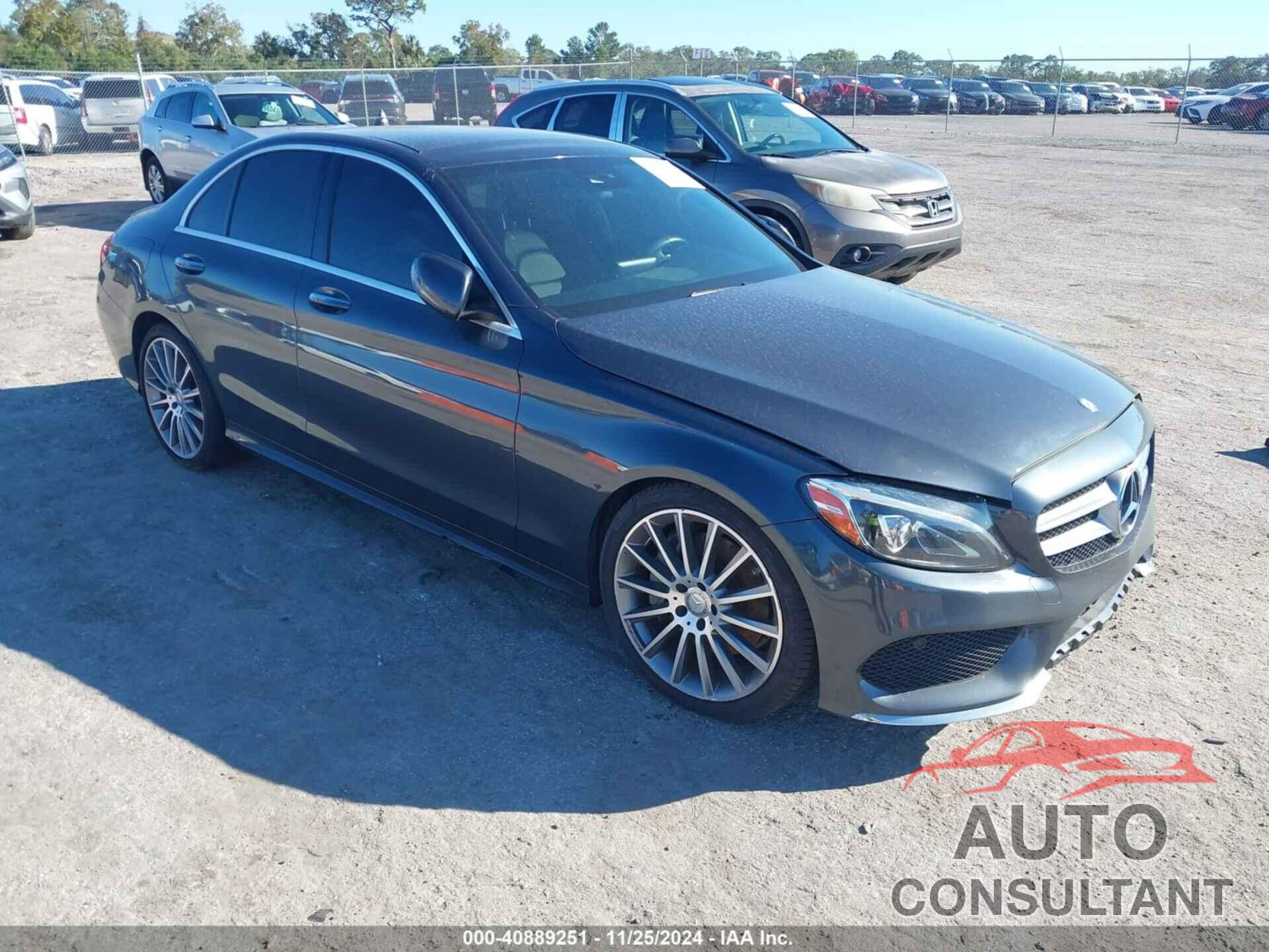 MERCEDES-BENZ C-CLASS 2016 - 55SWF4JB7GU131002