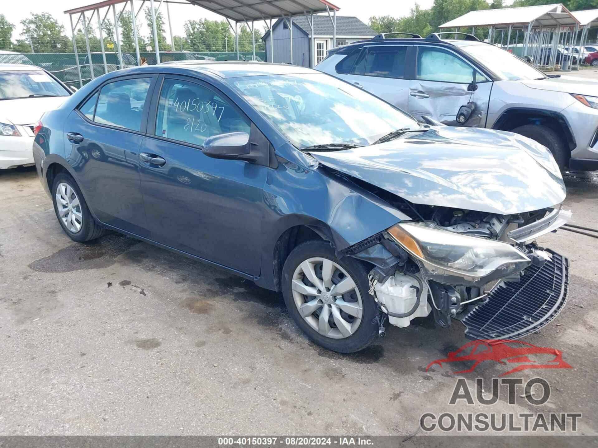 TOYOTA COROLLA 2015 - 2T1BURHEXFC366242