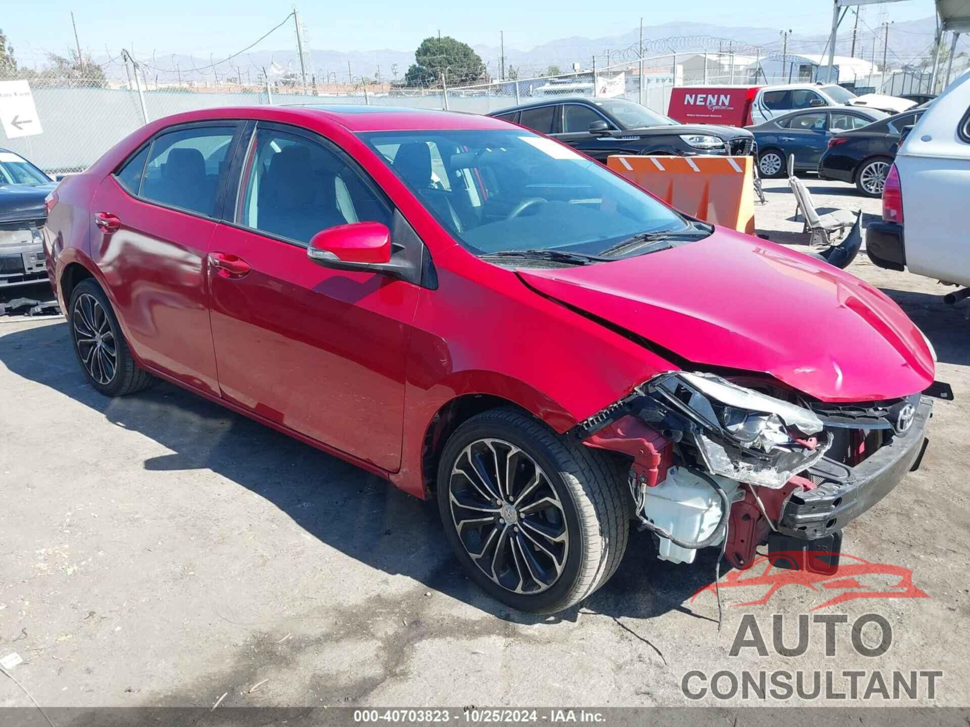 TOYOTA COROLLA 2016 - 2T1BURHE8GC513983