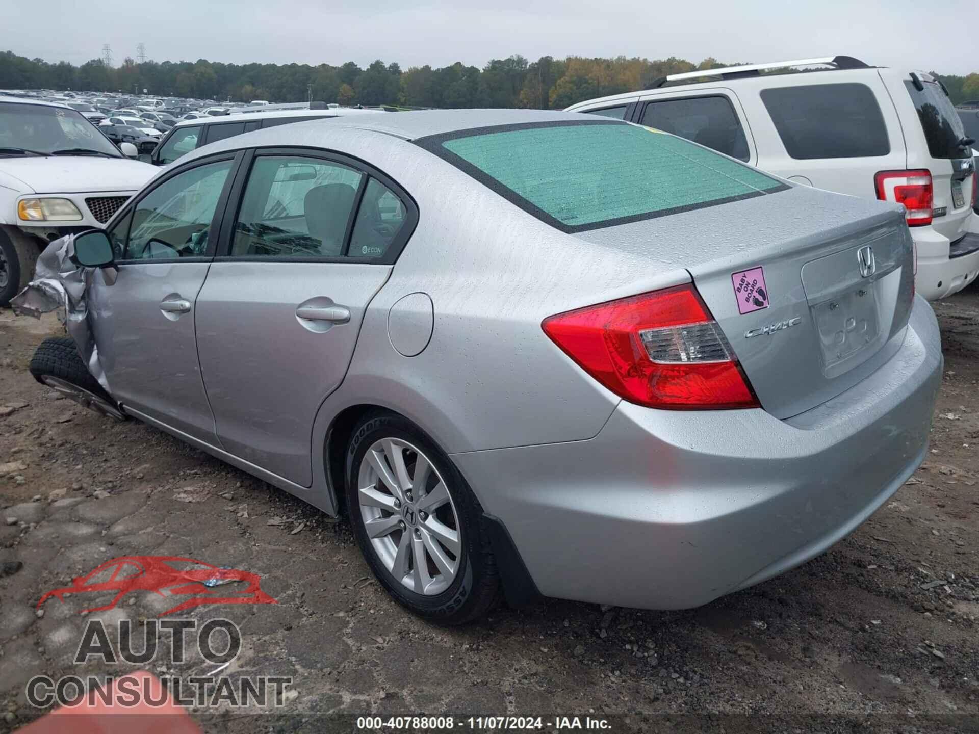 HONDA CIVIC 2012 - 19XFB2F90CE000355