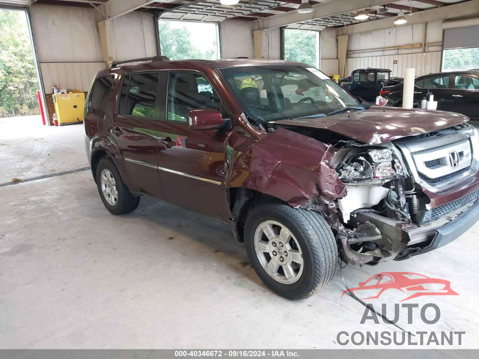 HONDA PILOT 2011 - 5FNYF3H91BB022888