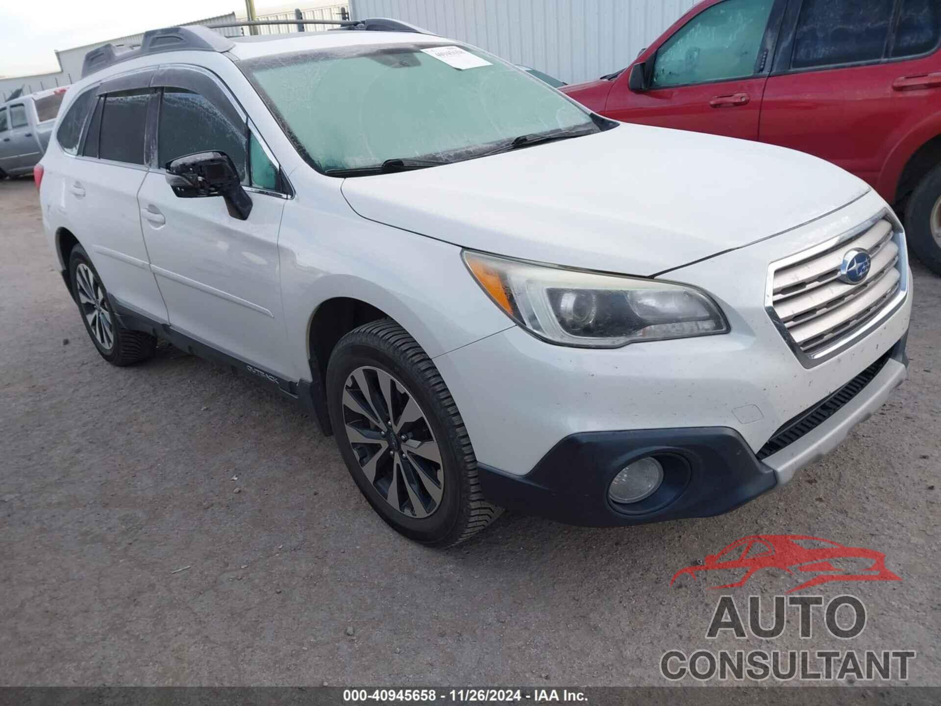 SUBARU OUTBACK 2016 - 4S4BSBNC1G3303911