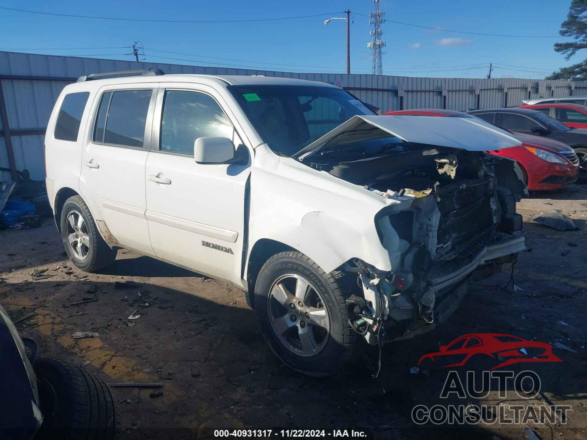 HONDA PILOT 2009 - 5FNYF48409B044174