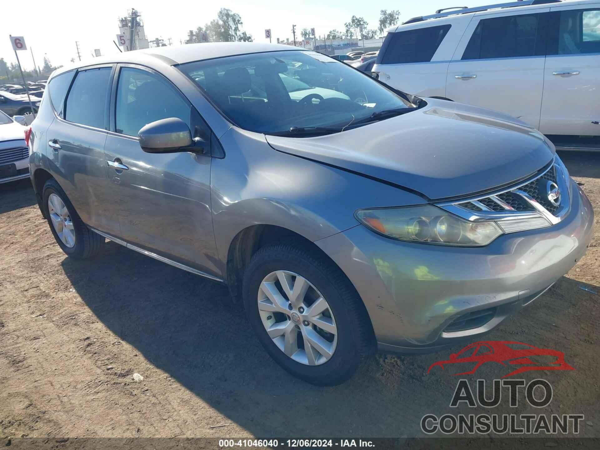 NISSAN MURANO 2012 - JN8AZ1MU0CW114437