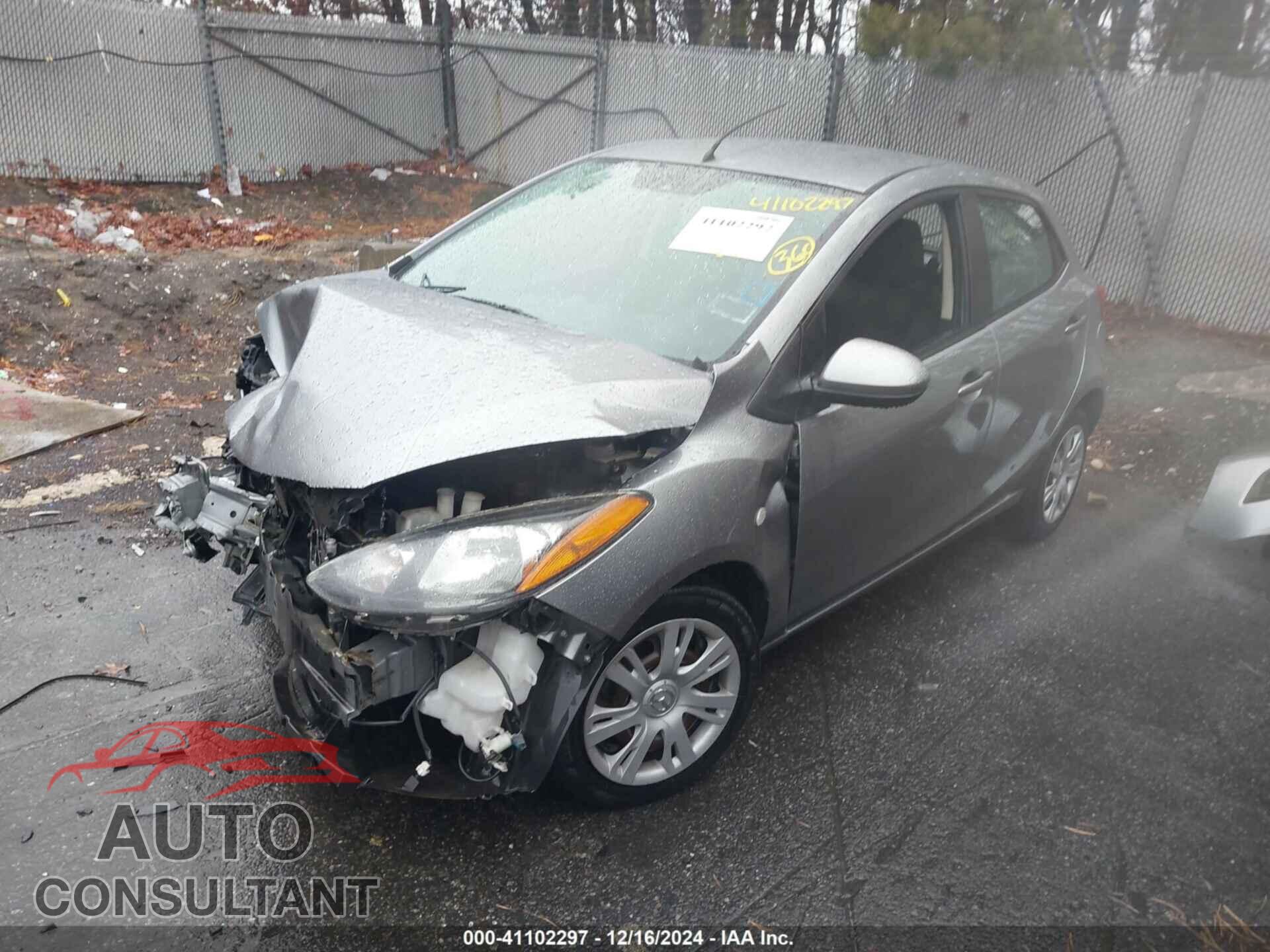 MAZDA MAZDA2 2012 - JM1DE1KY7C0144581