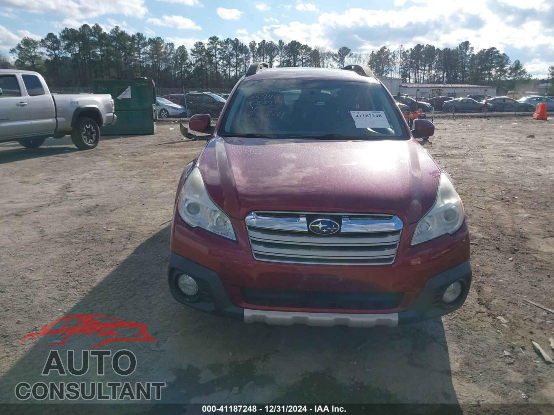 SUBARU OUTBACK 2013 - 4S4BRCCC3D3301562