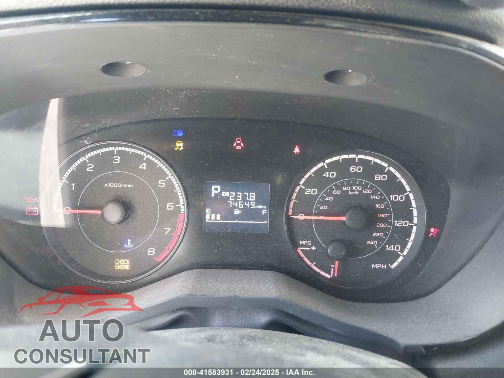 SUBARU IMPREZA 2019 - 4S3GTAA66K3703473