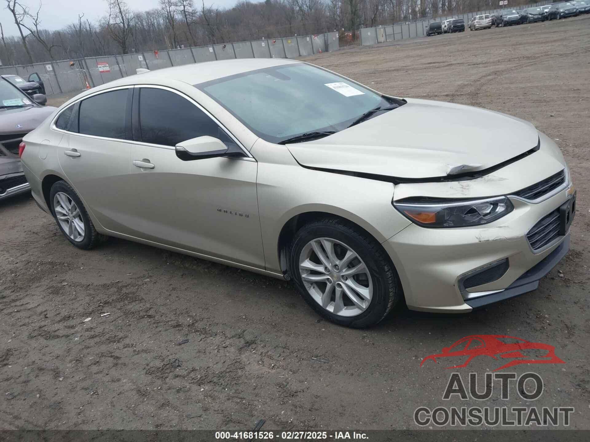 CHEVROLET MALIBU 2016 - 1G1ZE5ST5GF212972