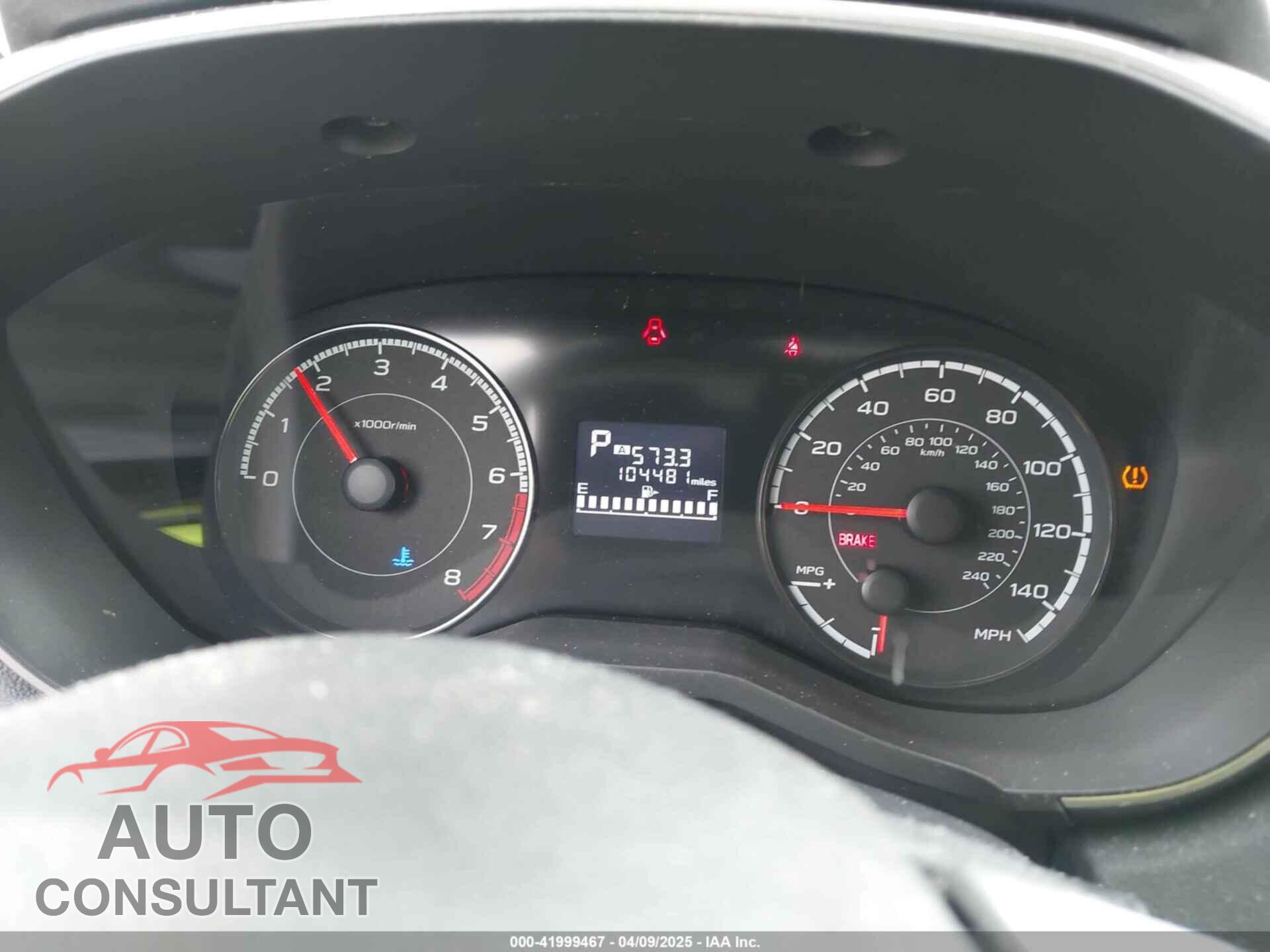 SUBARU CROSSTREK 2018 - JF2GTABC3JH257449