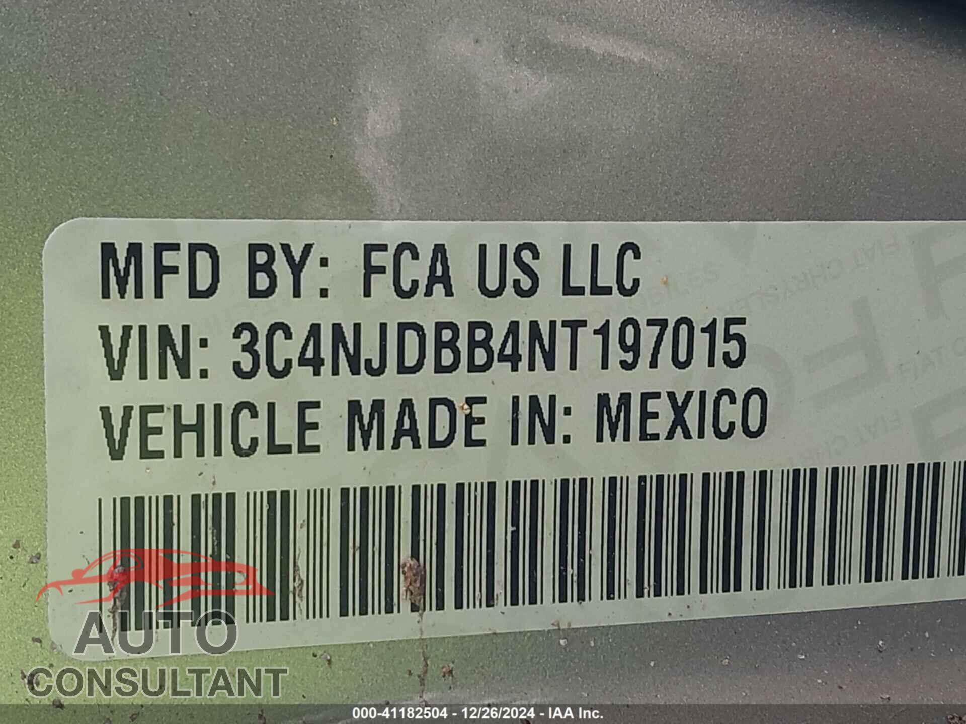 JEEP COMPASS 2022 - 3C4NJDBB4NT197015