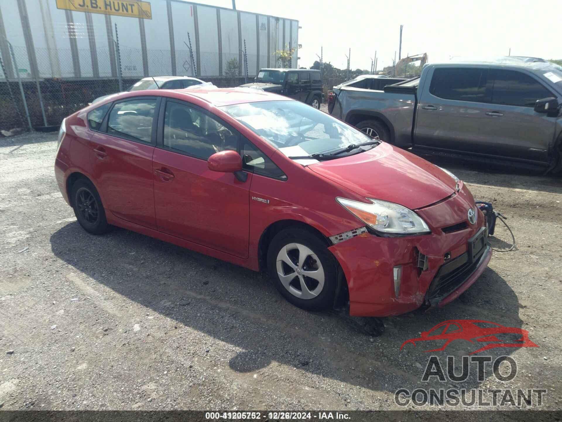 TOYOTA PRIUS 2015 - JTDKN3DU8F0433731