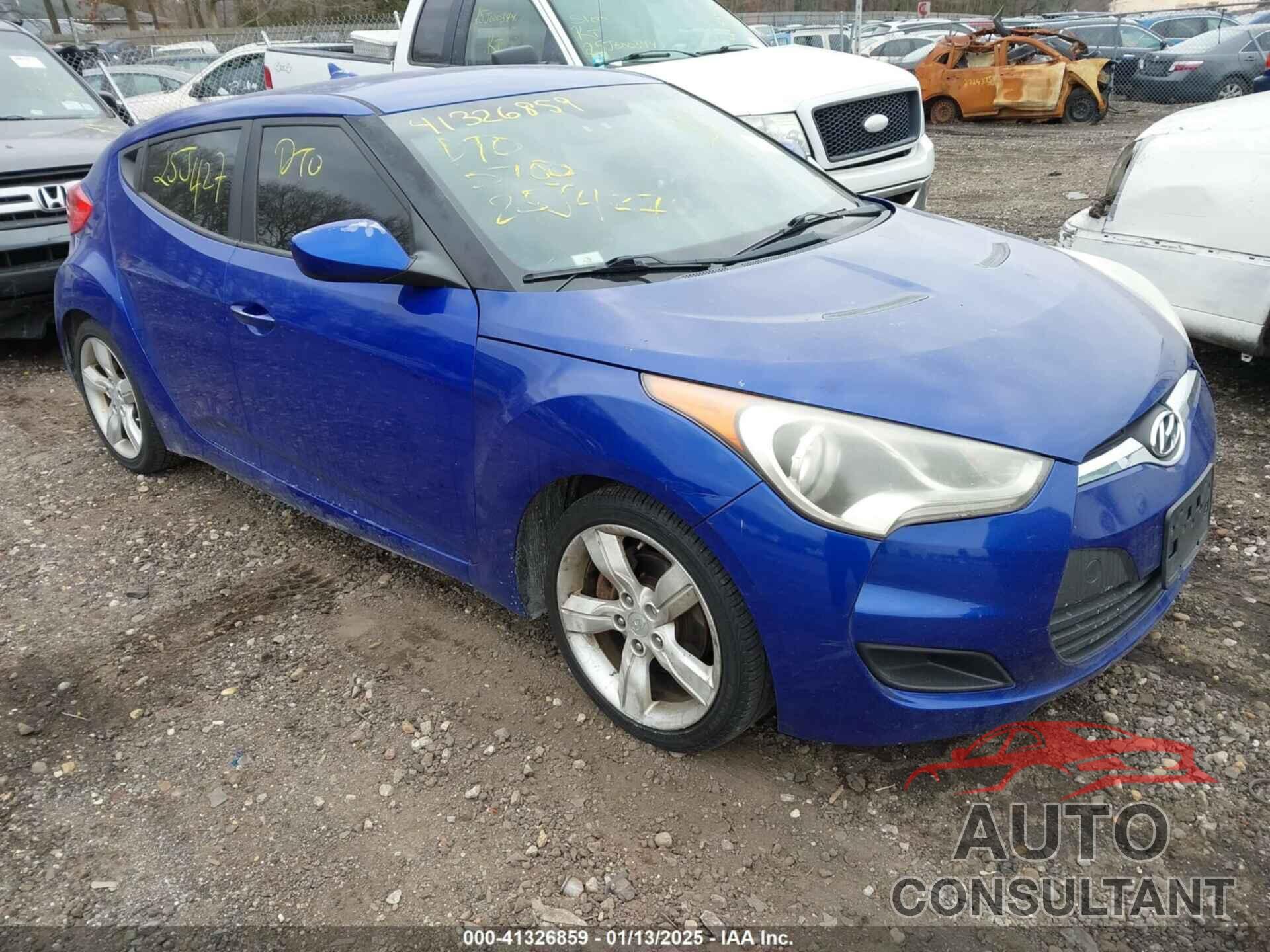 HYUNDAI VELOSTER 2012 - KMHTC6ADXCU043360